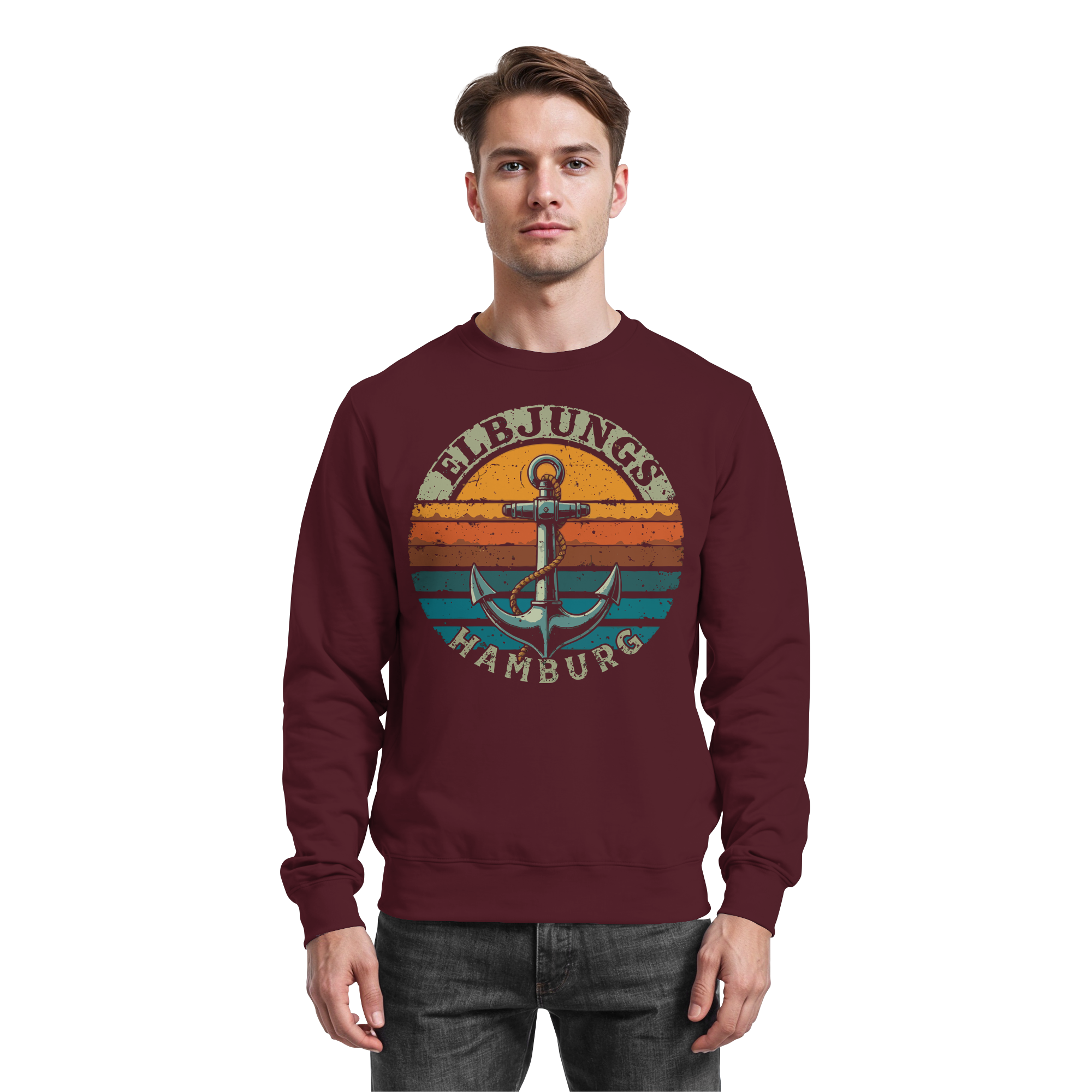 Elbjungs - Vintage Anker - Sweatshirt