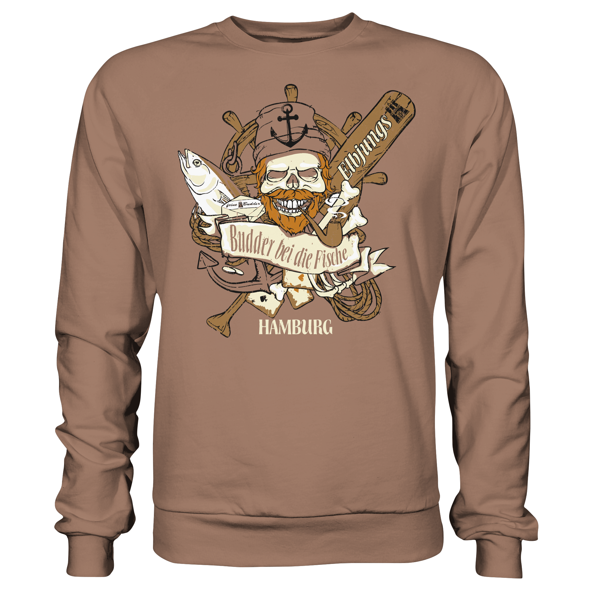 Elbjungs "Budder bei die Fische" - Sweatshirt