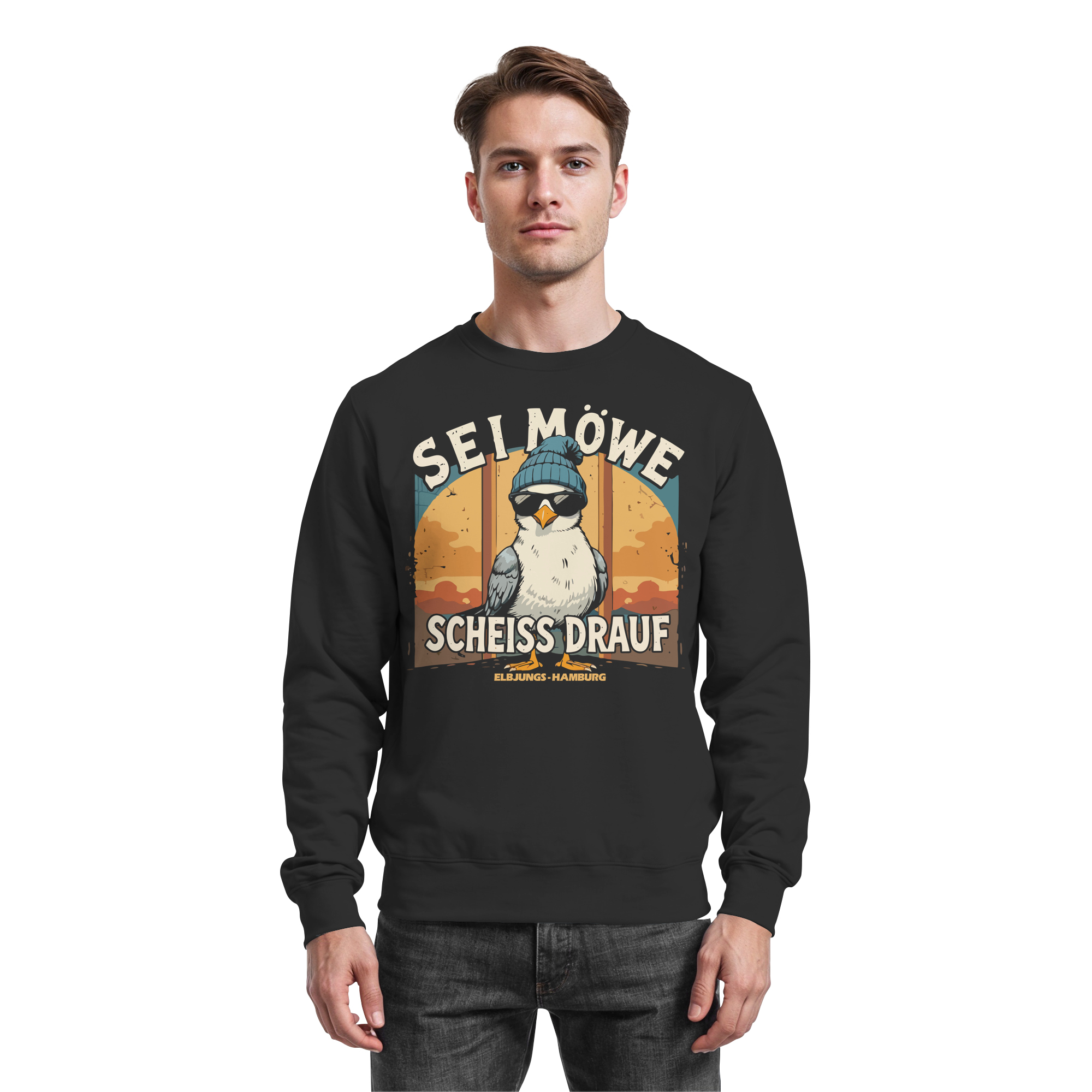 Elbjungs - sei Möwe.... - Sweatshirt