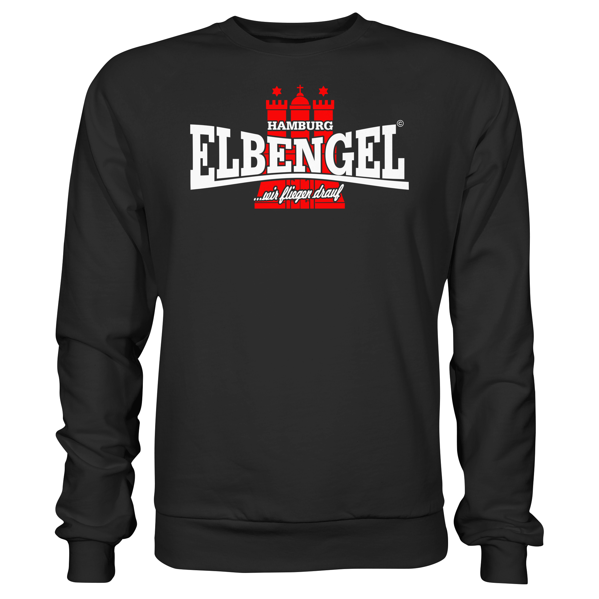 Elbengel "wir fliegen drauf" - Sweatshirt