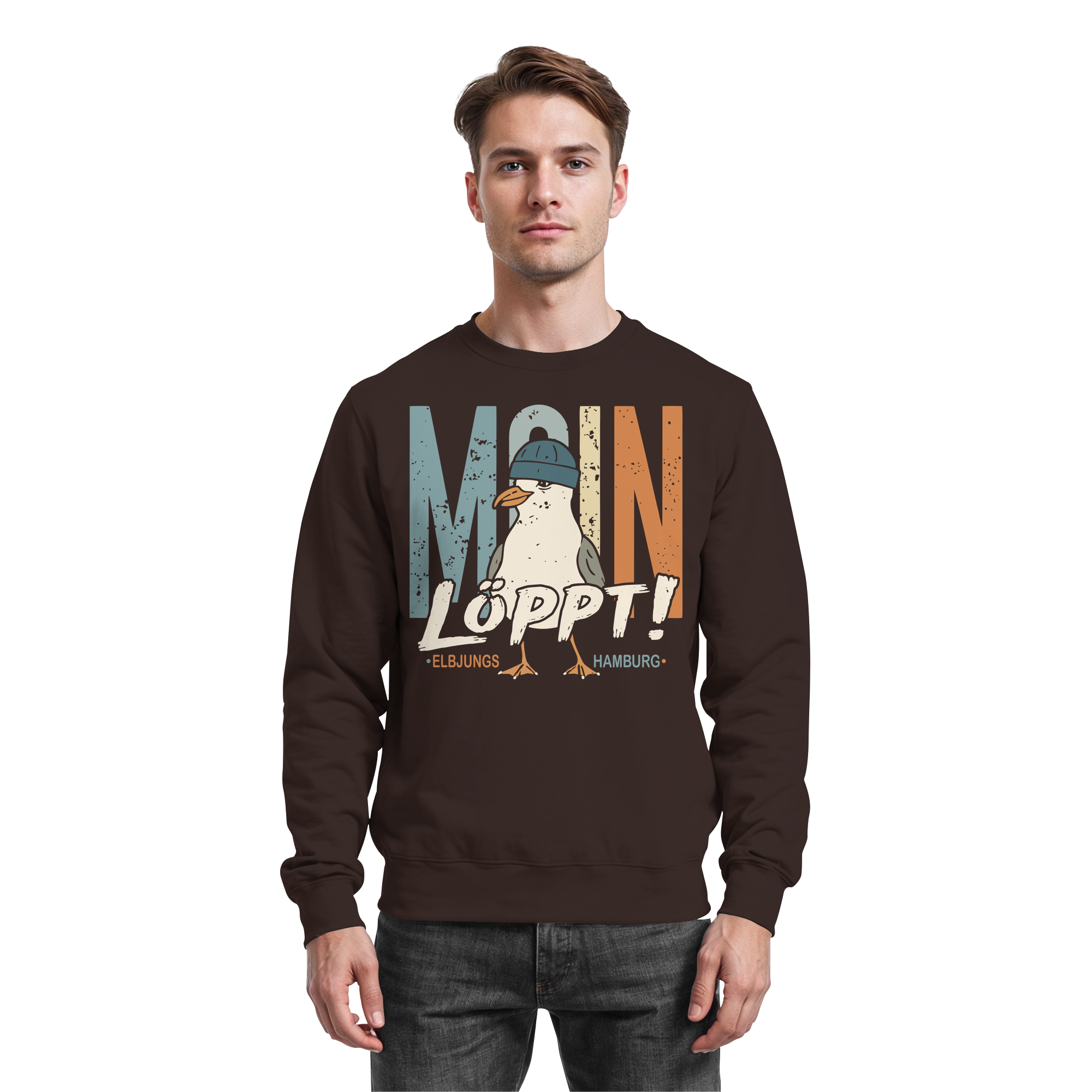 Elbjungs - MOIN ...löppt! - Sweatshirt