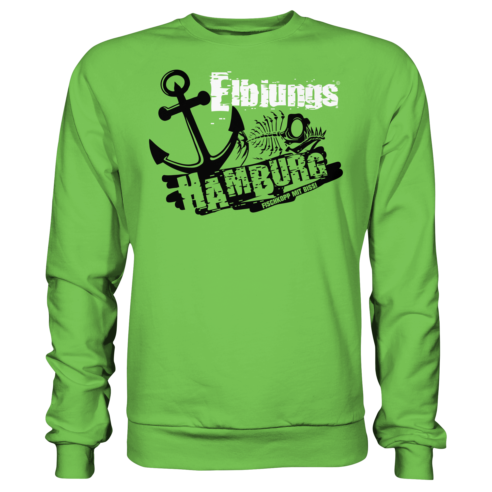 Elbjungs "Fischkopp mit Biss" - Sweatshirt