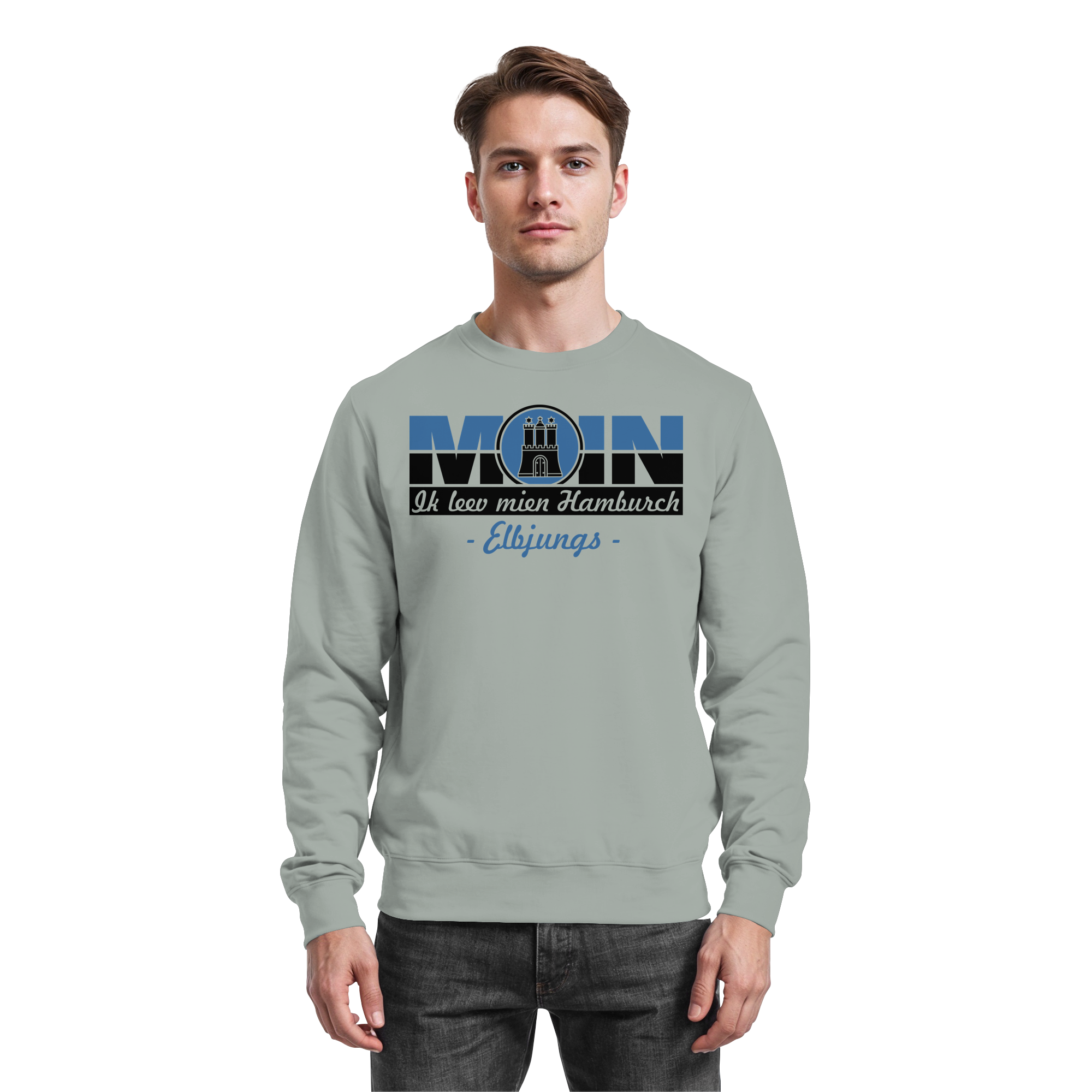Elbjungs "Ik leev mien Hamburch" - Sweatshirt