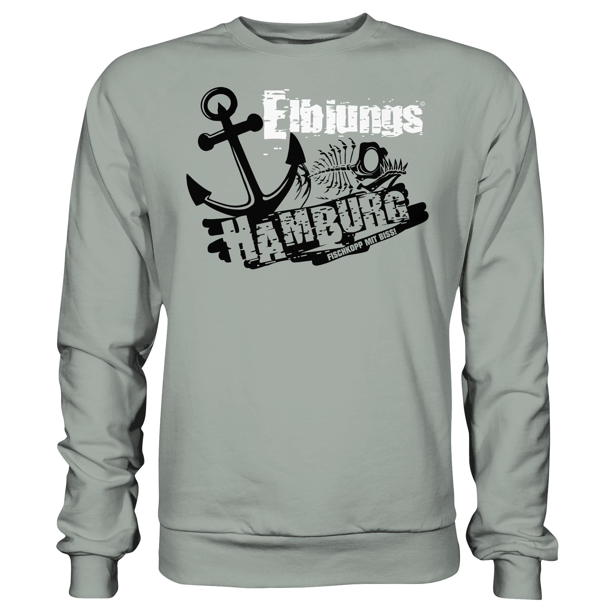Elbjungs "Fischkopp mit Biss" - Sweatshirt