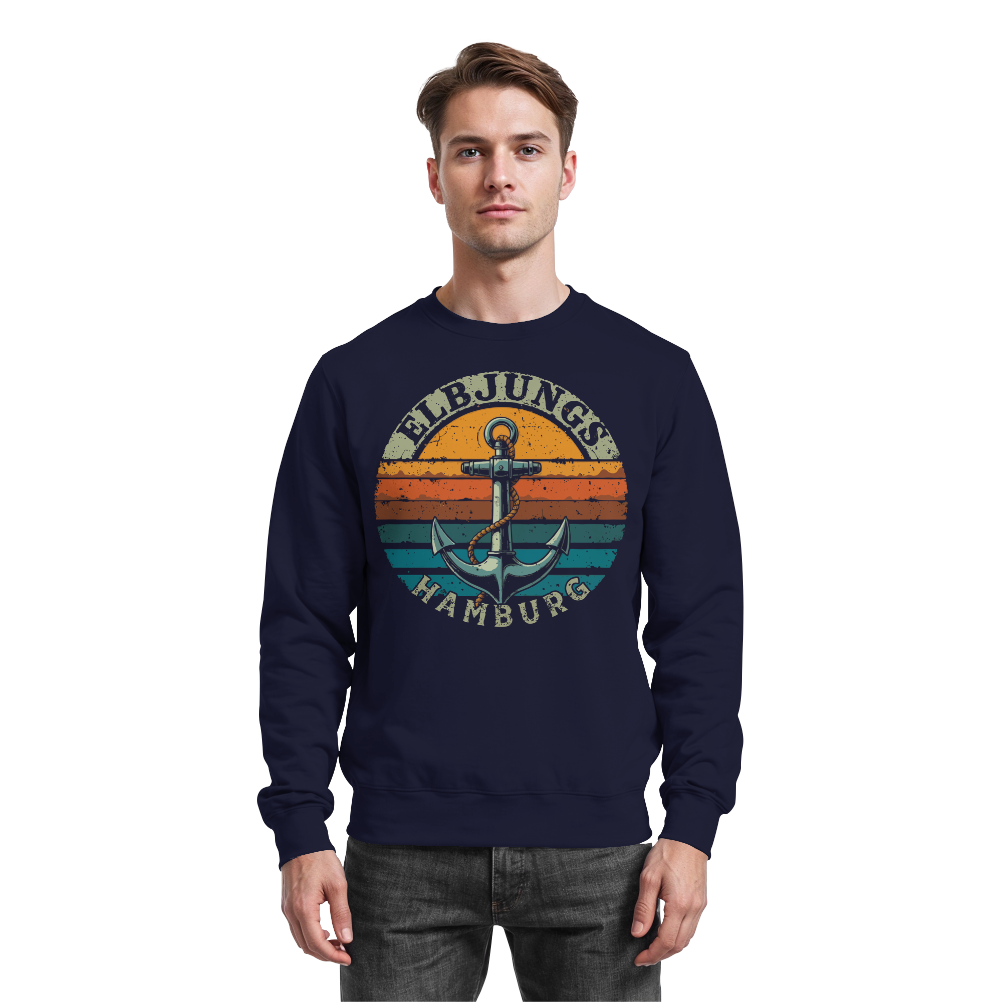 Elbjungs - Vintage Anker - Sweatshirt