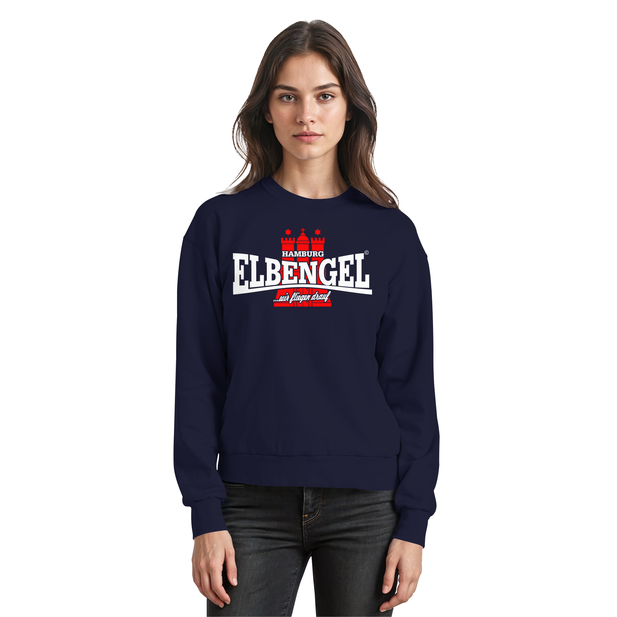 Elbengel "wir fliegen drauf" - Sweatshirt