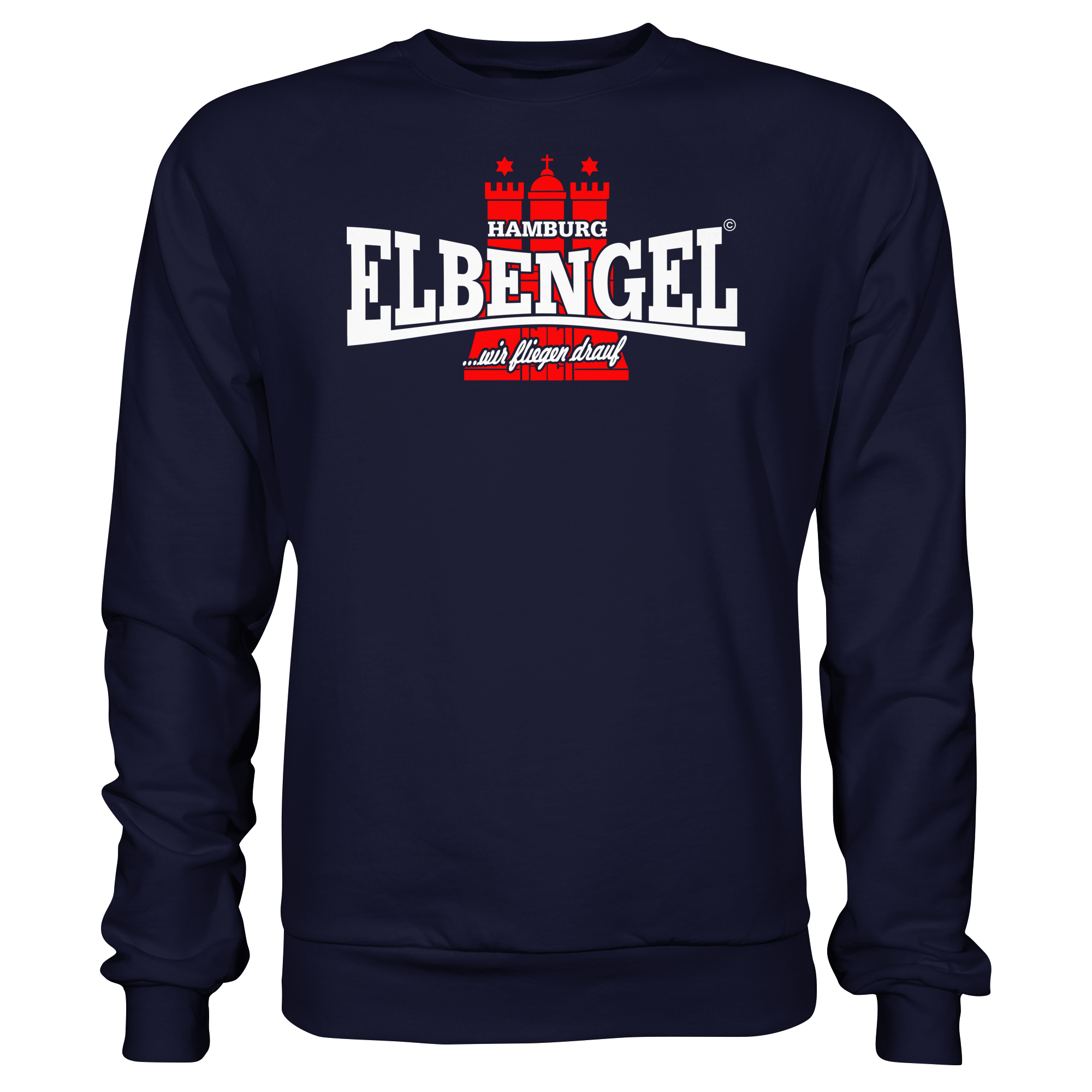 Elbengel "wir fliegen drauf" - Sweatshirt
