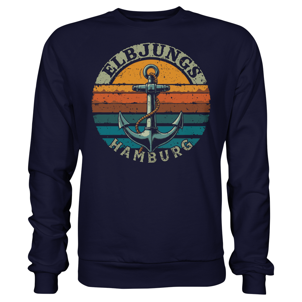 Elbjungs - Vintage Anker - Sweatshirt