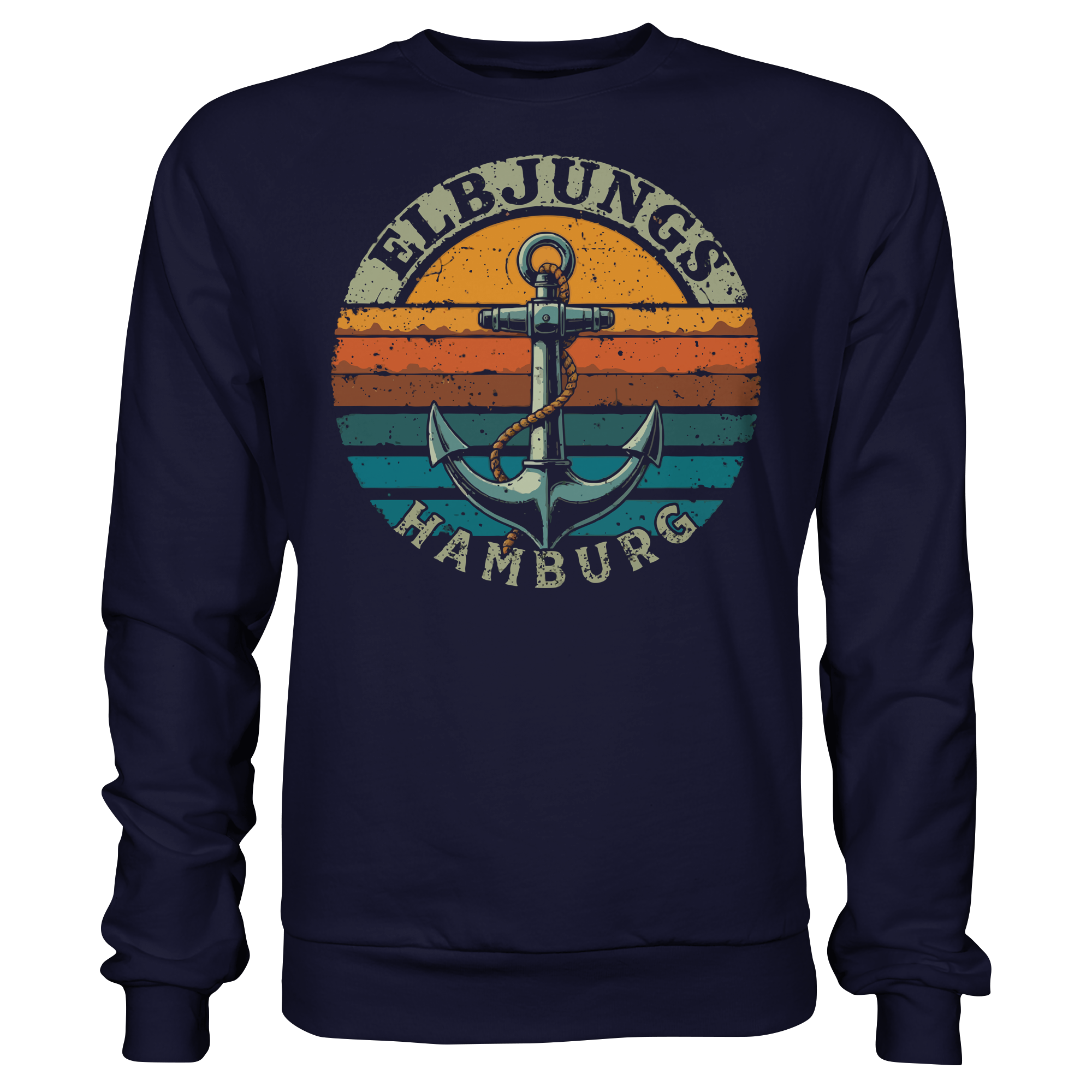 Elbjungs - Vintage Anker - Sweatshirt