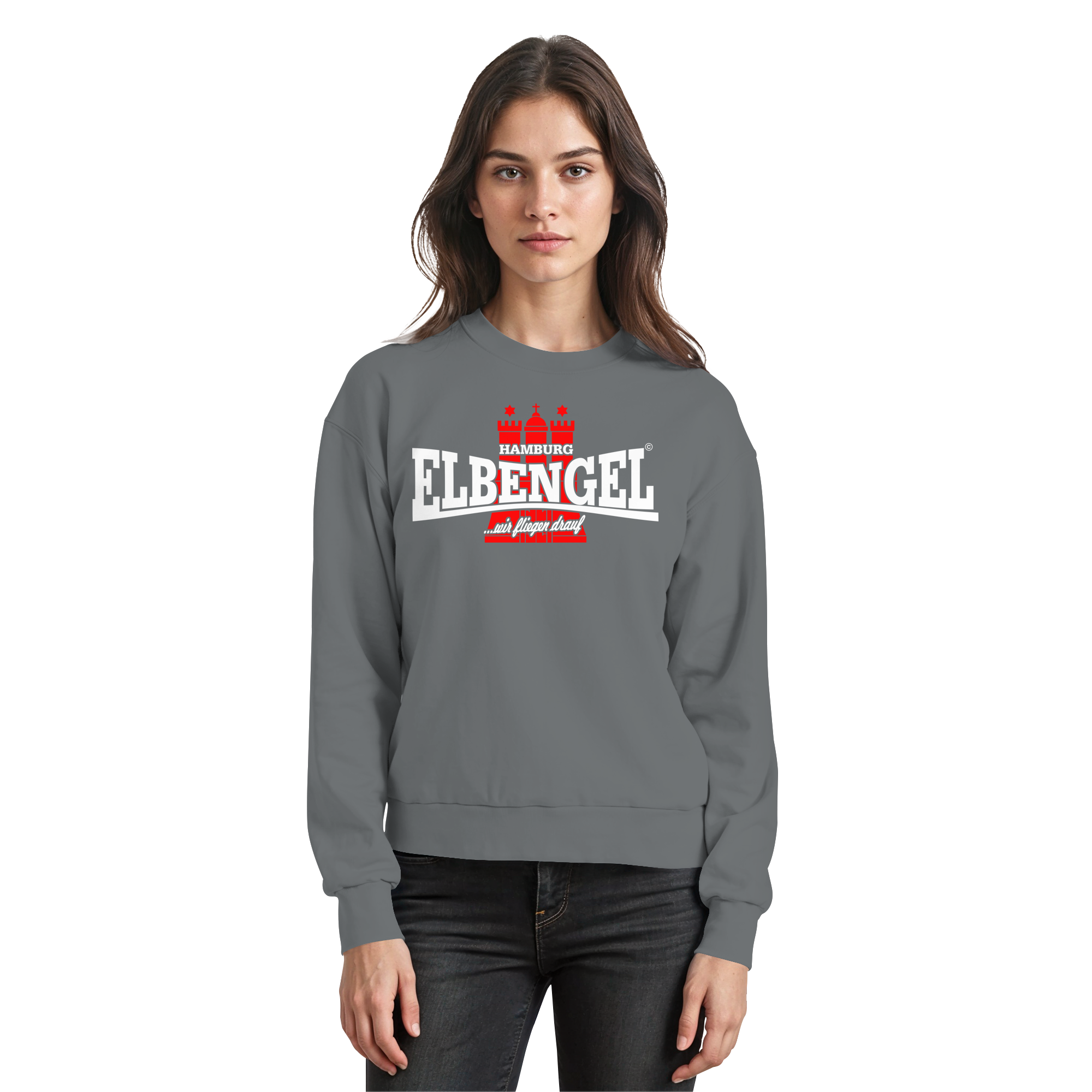 Elbengel "wir fliegen drauf" - Sweatshirt