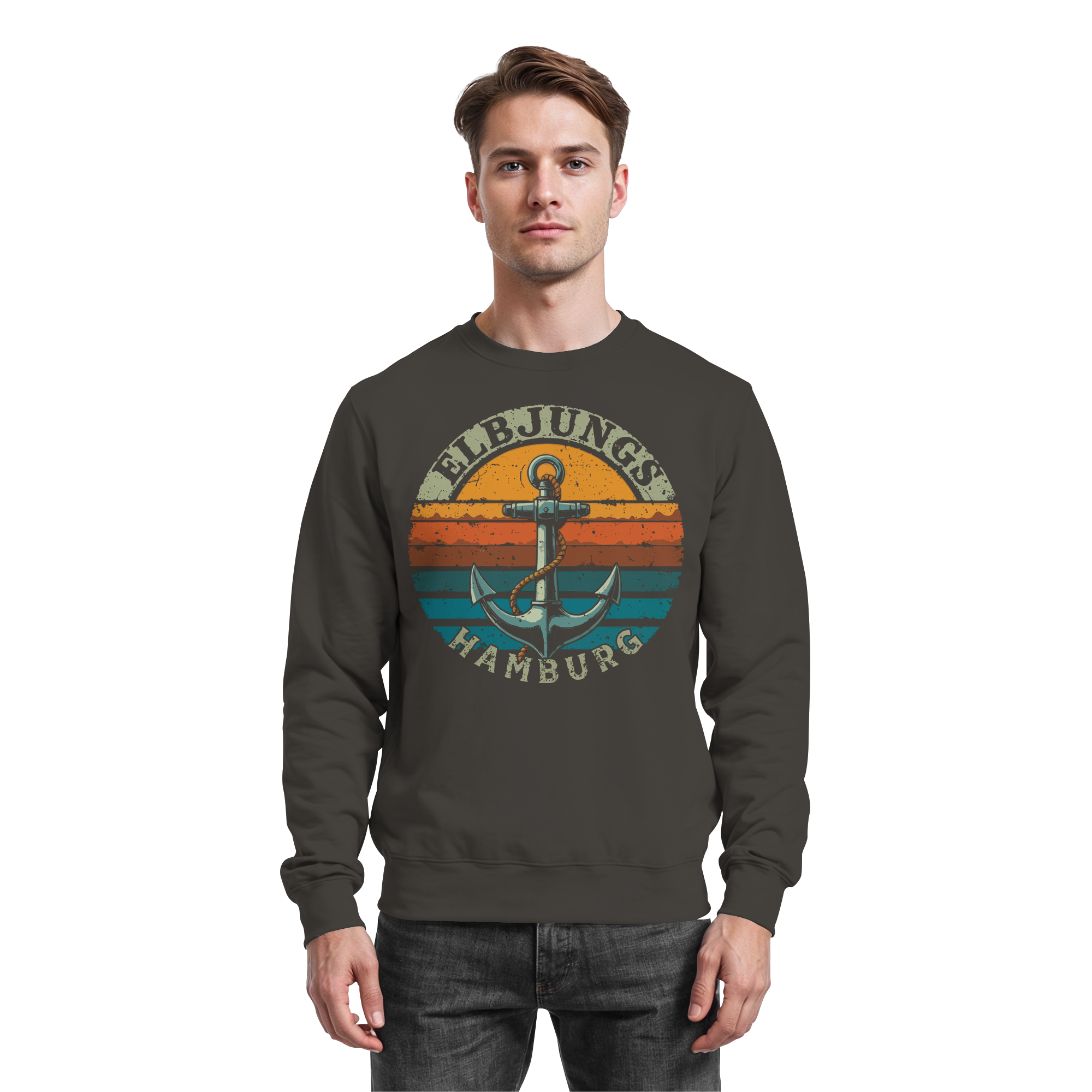 Elbjungs - Vintage Anker - Sweatshirt