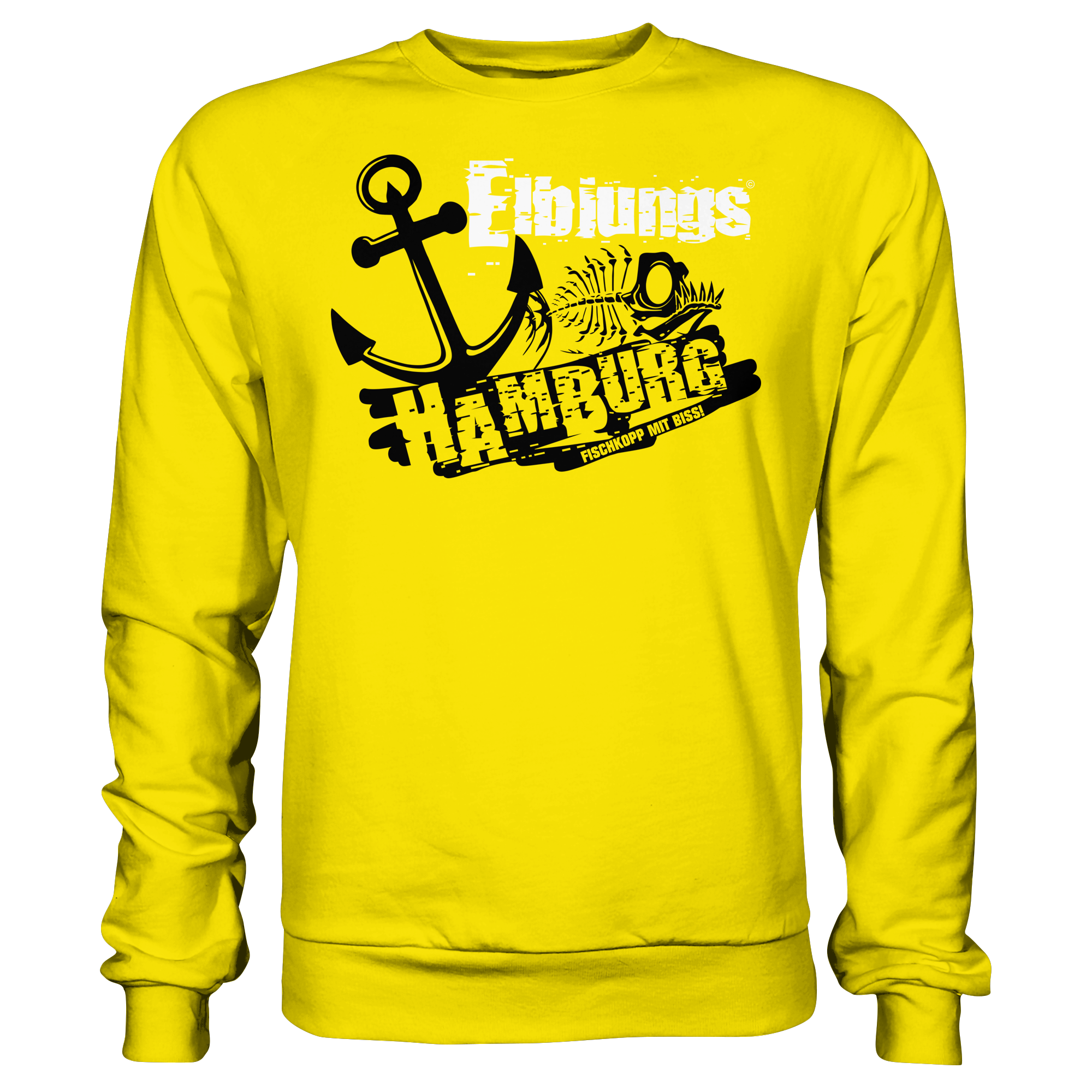 Elbjungs "Fischkopp mit Biss" - Sweatshirt