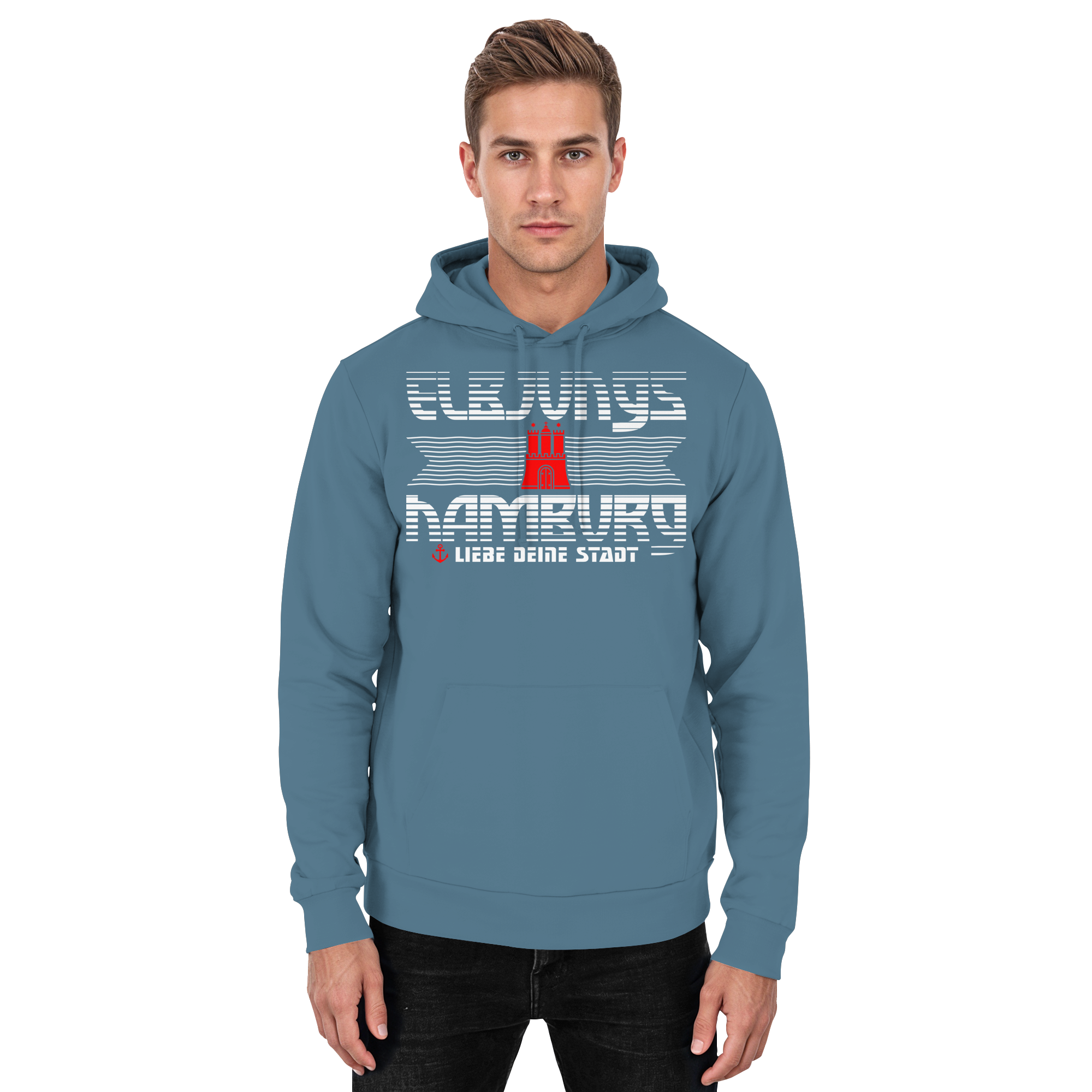 Elbjungs "Liebe deine Stadt" - Unisex Hoodie