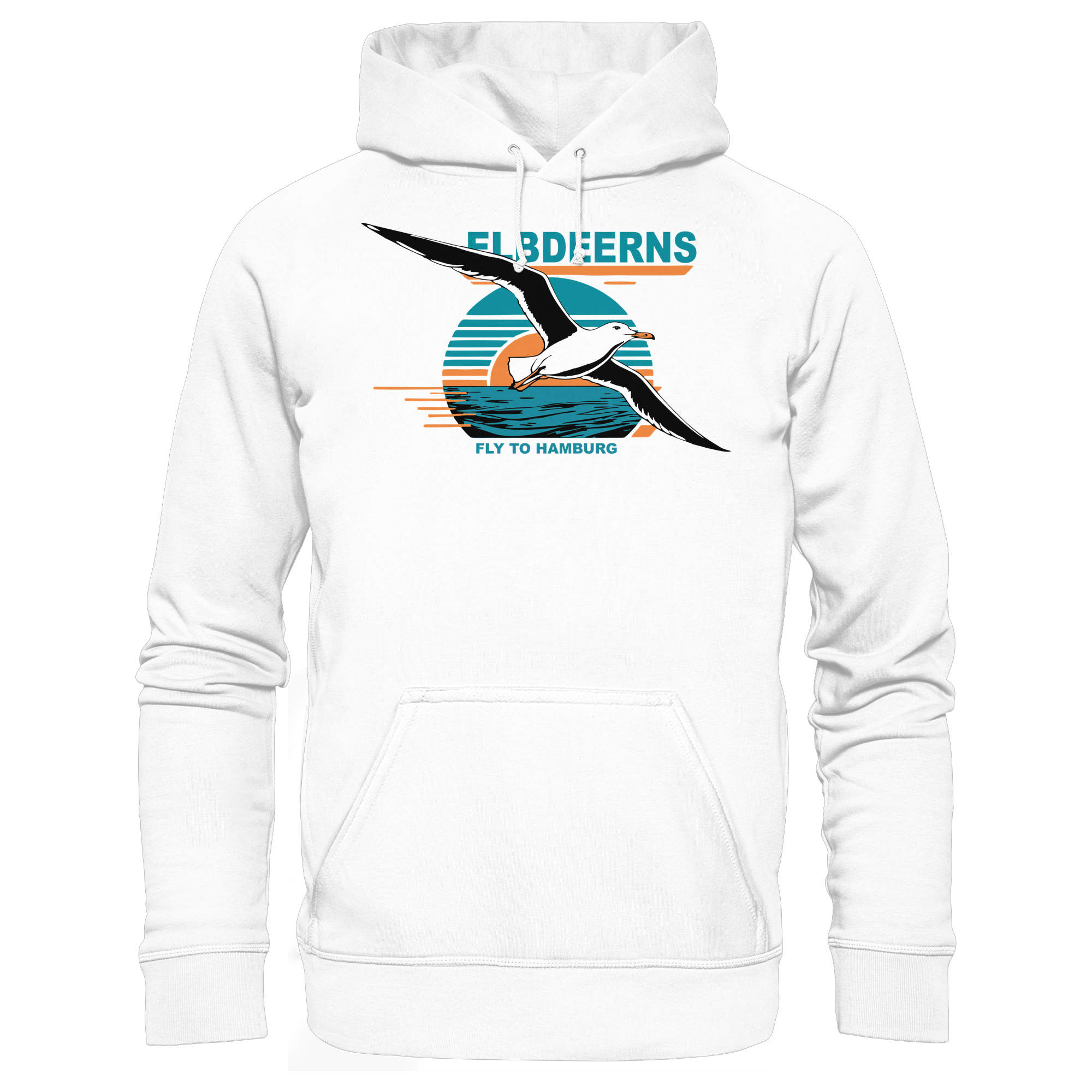 Elbdeerns "Fly to Hamburg" - Unisex Hoodie
