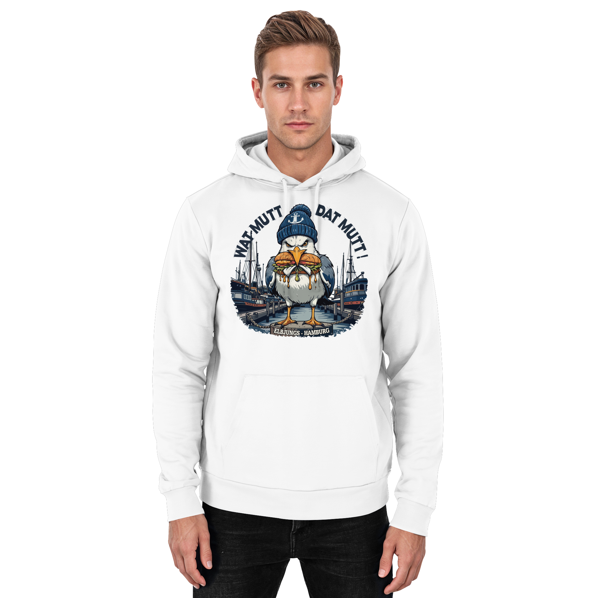 Elbjungs - WATT MUTT DAT MUTT -  Unisex Hoodie