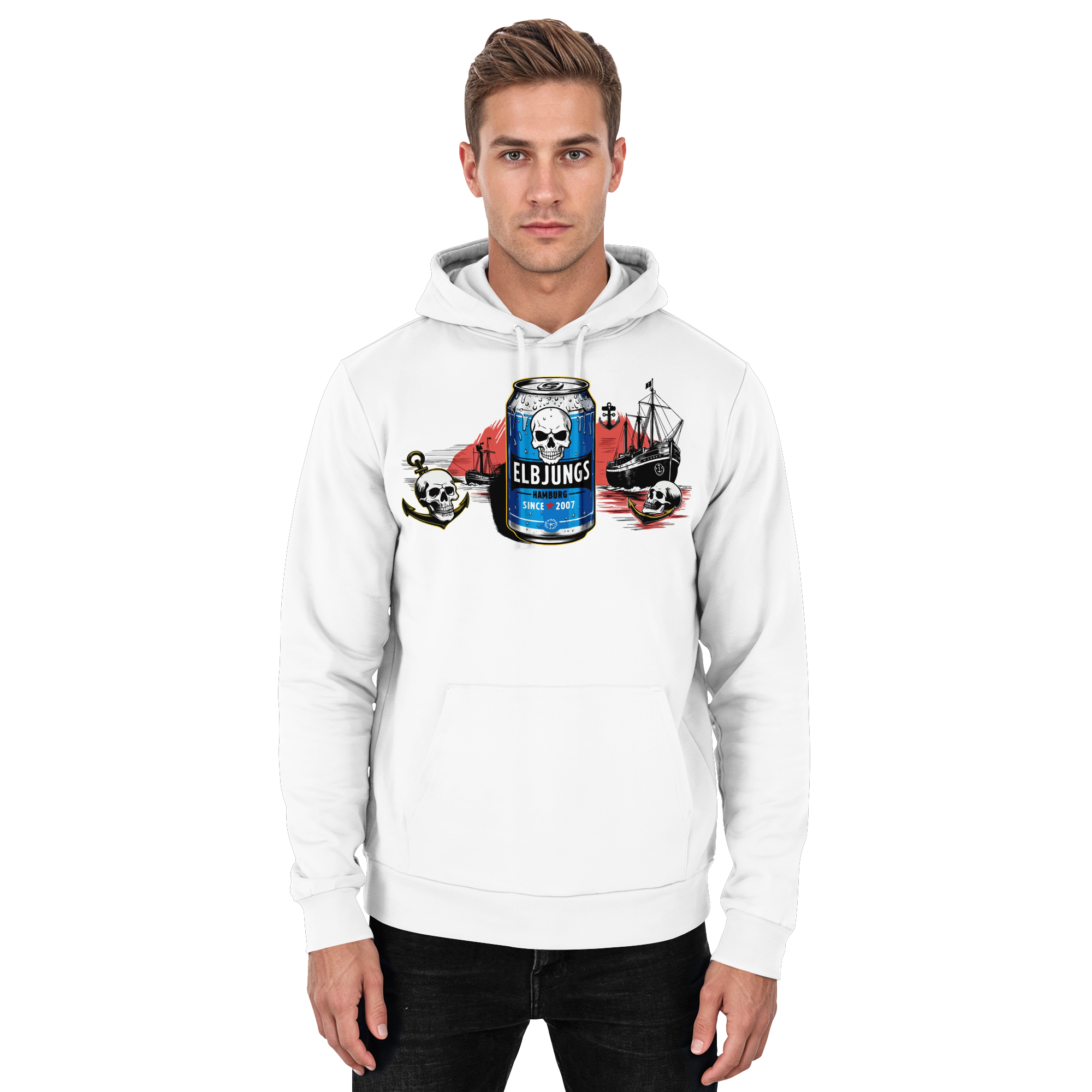 Elbjungs "Dose Glück" - Basic Unisex Hoodie