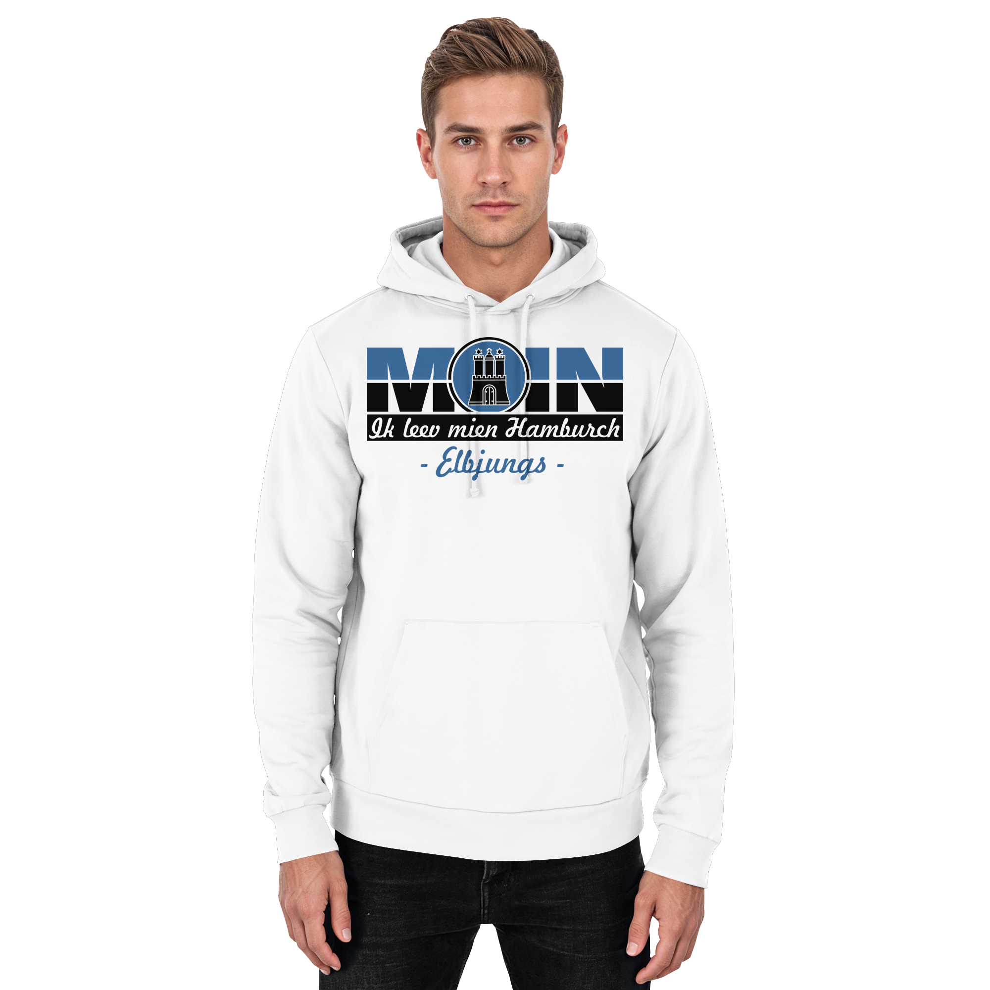 Elbjungs "Ik leev mien Hamburch" - Unisex Hoodie