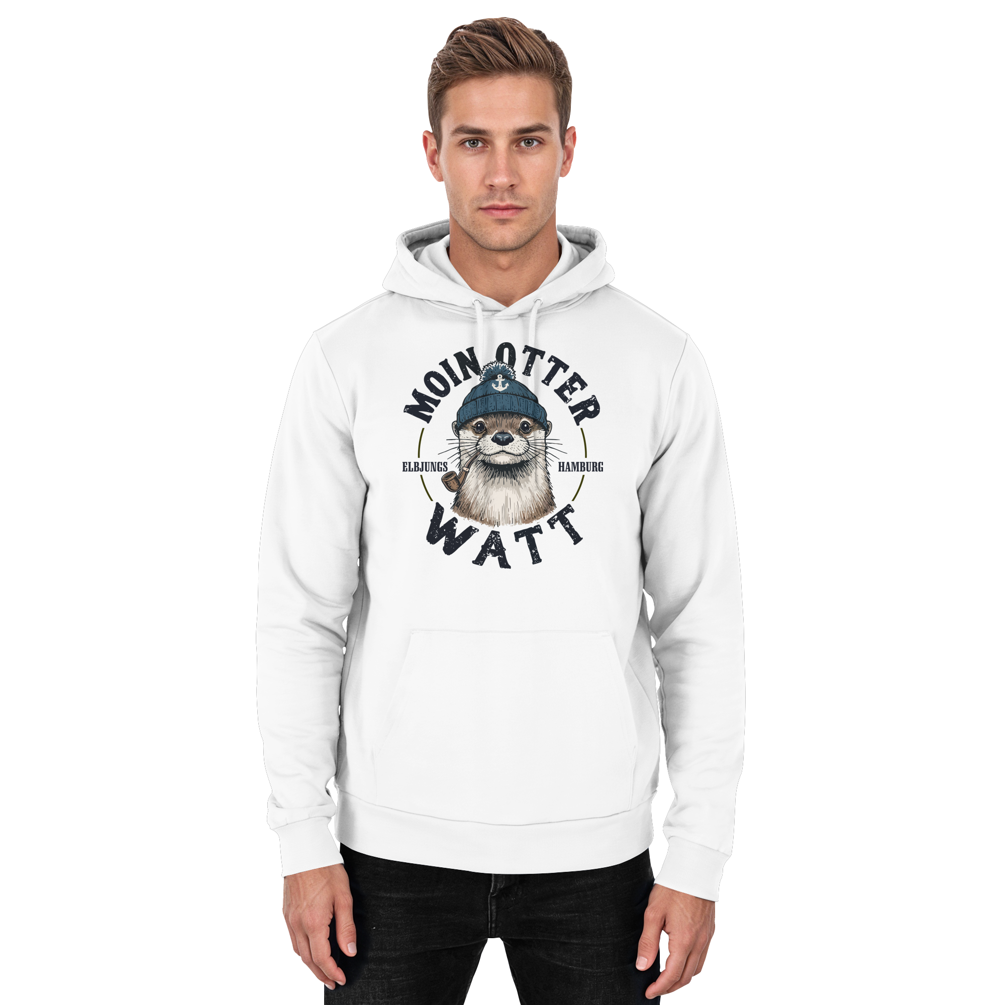 Elbjungs - Moin oder Watt - Unisex Hoodie