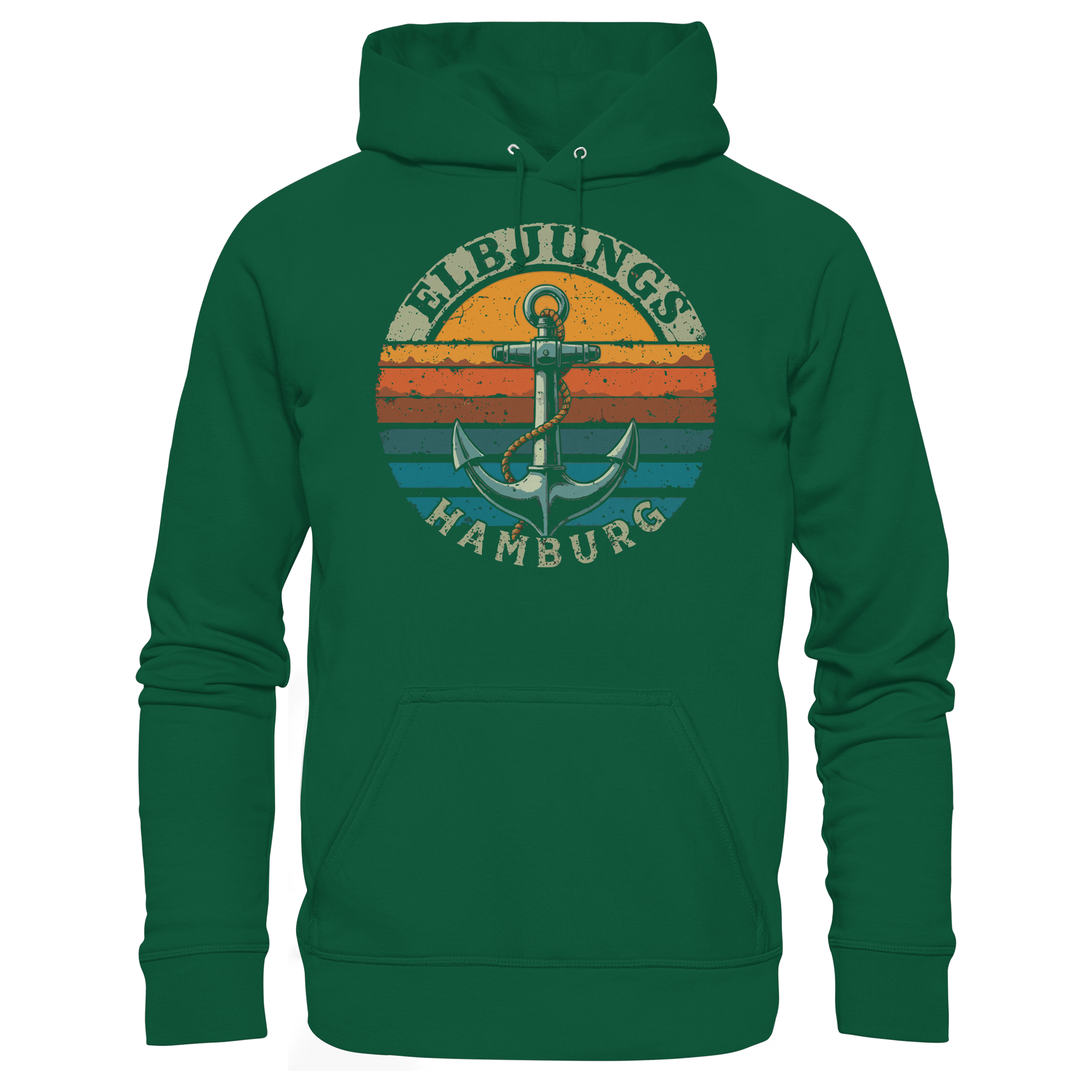 Elbjungs - Vintage Anker - Unisex Hoodie