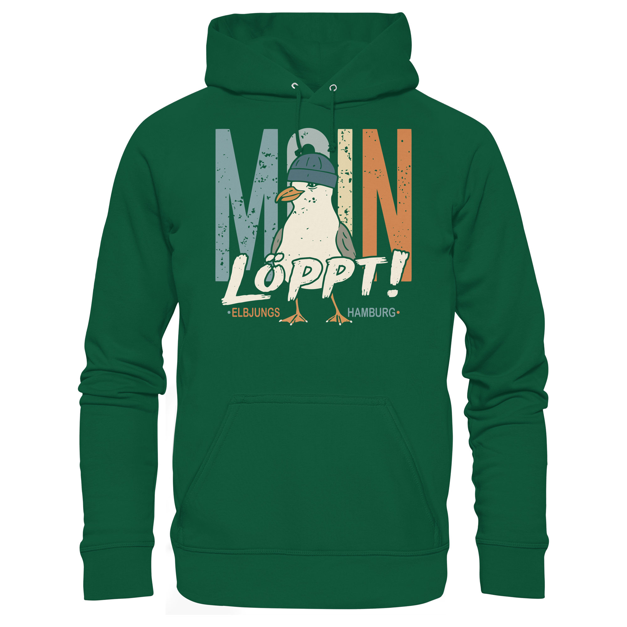 Elbjungs - MOIN ...löppt! -Unisex Hoodie