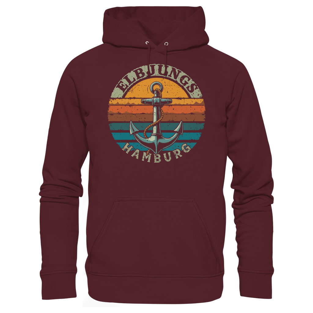 Elbjungs - Vintage Anker - Unisex Hoodie