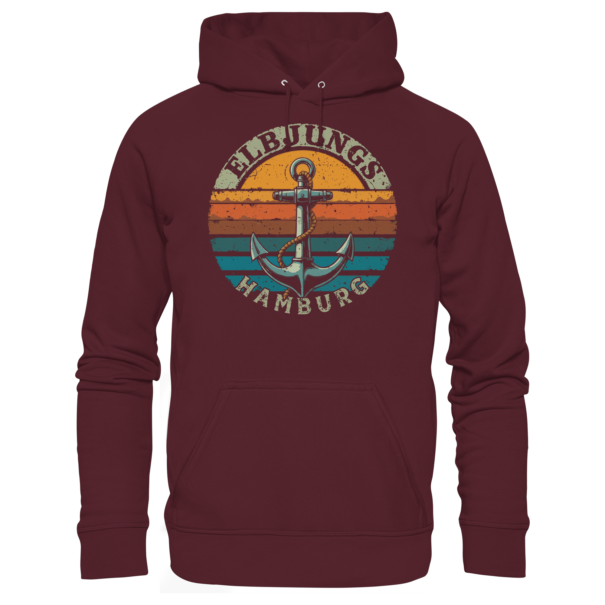 Elbjungs - Vintage Anker - Unisex Hoodie