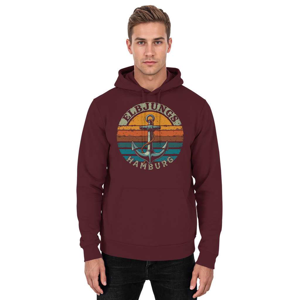 Elbjungs - Vintage Anker - Unisex Hoodie