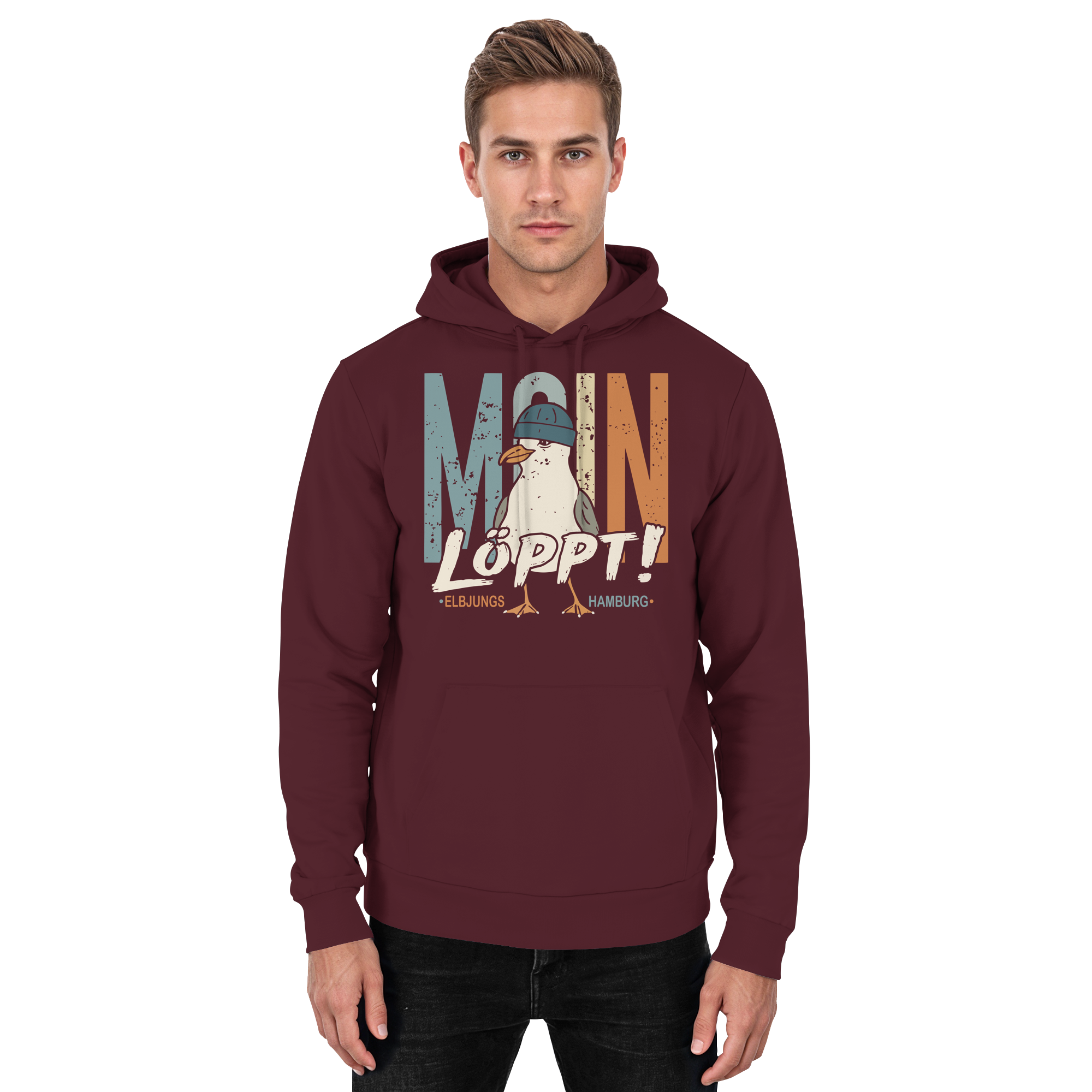 Elbjungs - MOIN ...löppt! -Unisex Hoodie