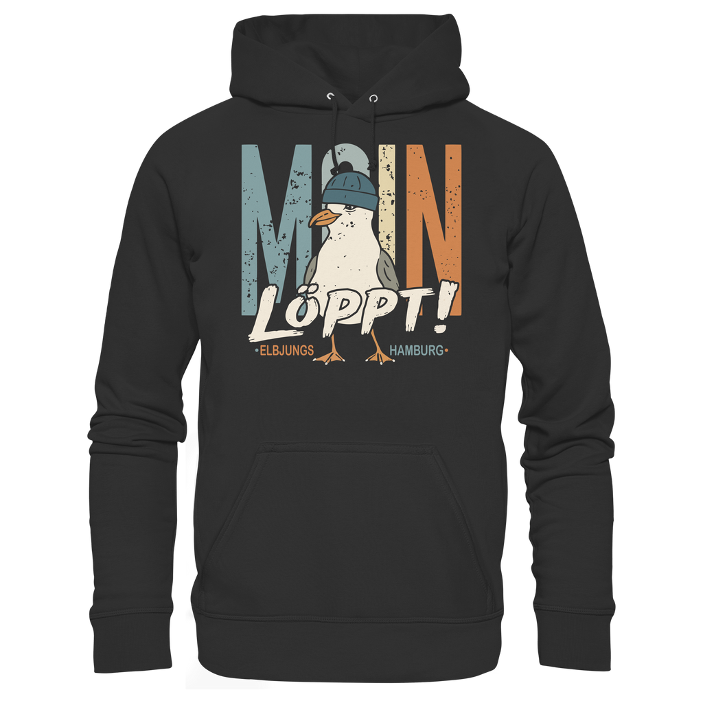 Elbjungs - MOIN ...löppt! -Unisex Hoodie