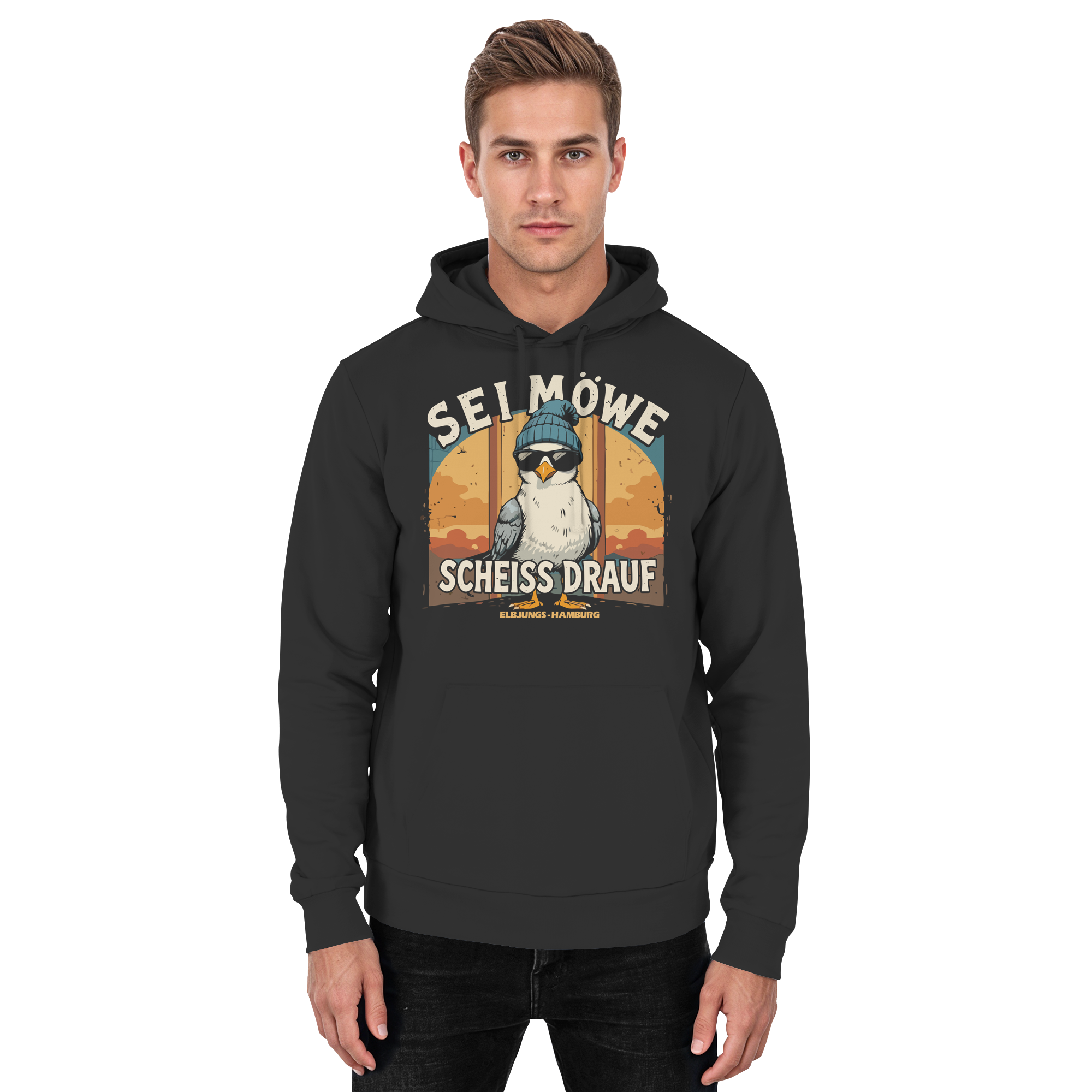 Elbjungs - sei Möwe.... - Unisex Hoodie