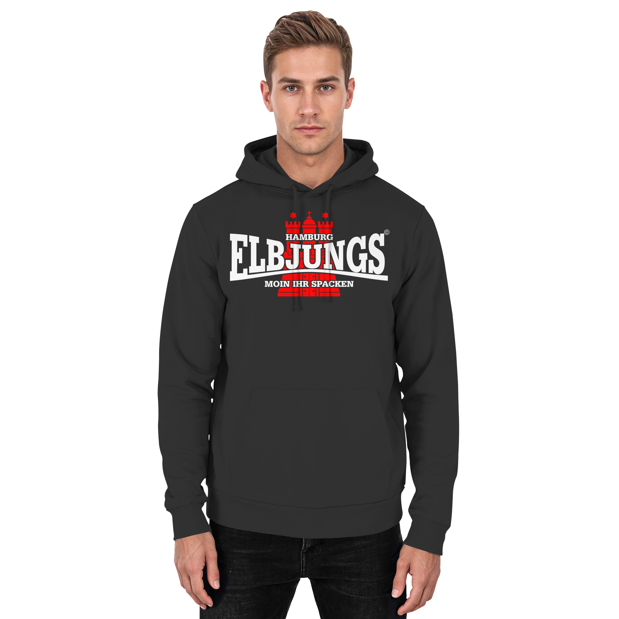 Elbjungs "Moin ihr Spacken" - Unisex Hoodie