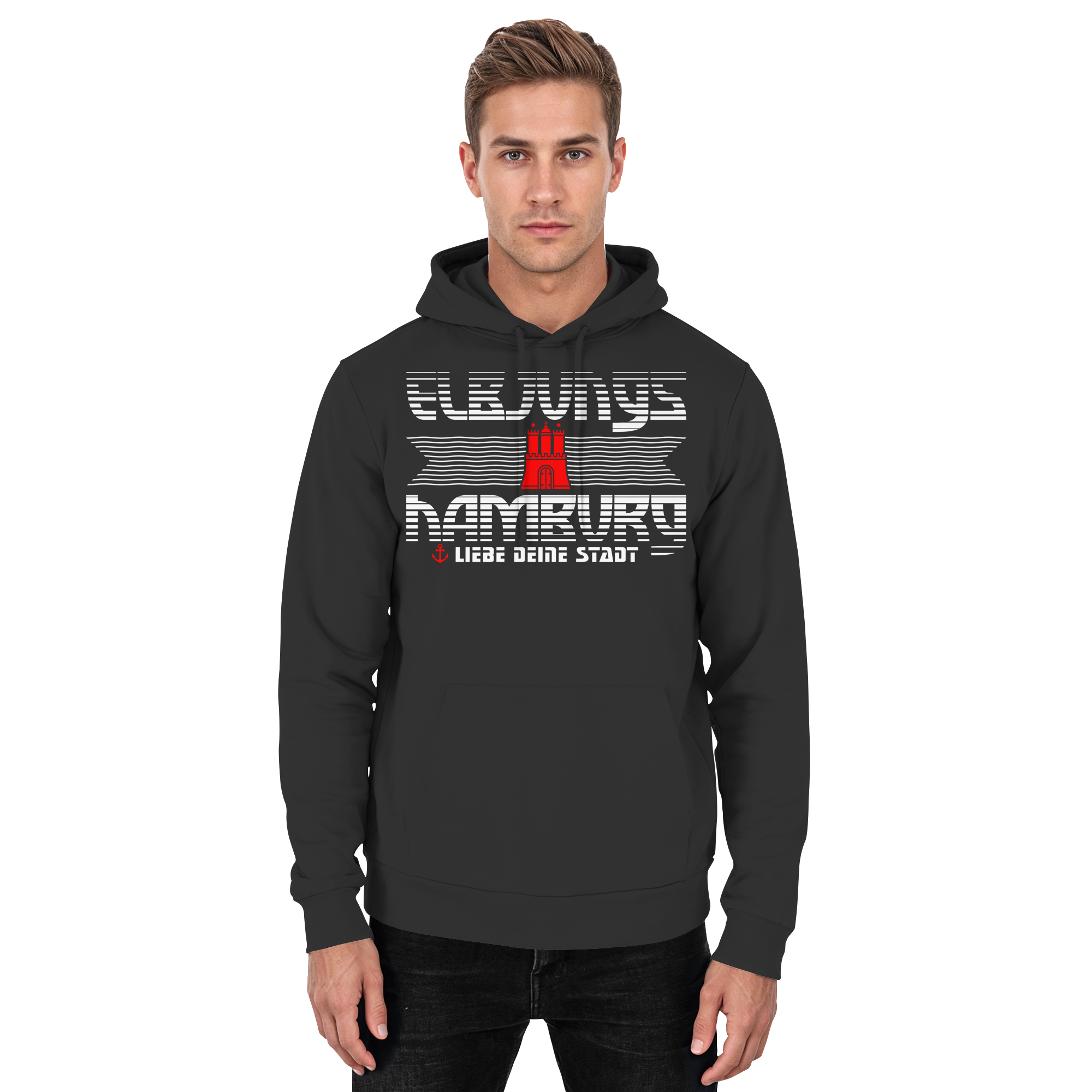 Elbjungs "Liebe deine Stadt" - Unisex Hoodie