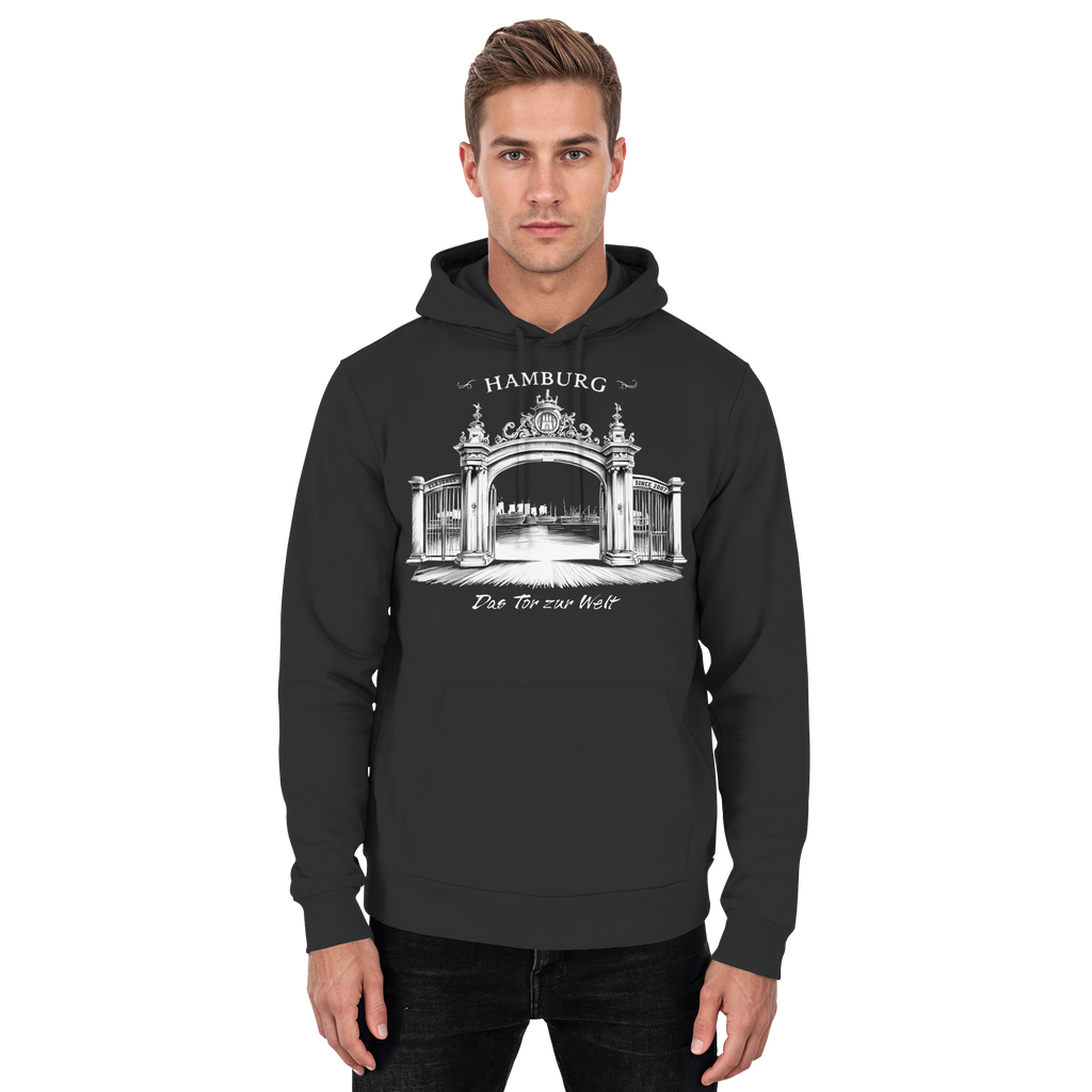 Elbjungs "Tor zur Welt - Black Edition" - Unisex Hoodie