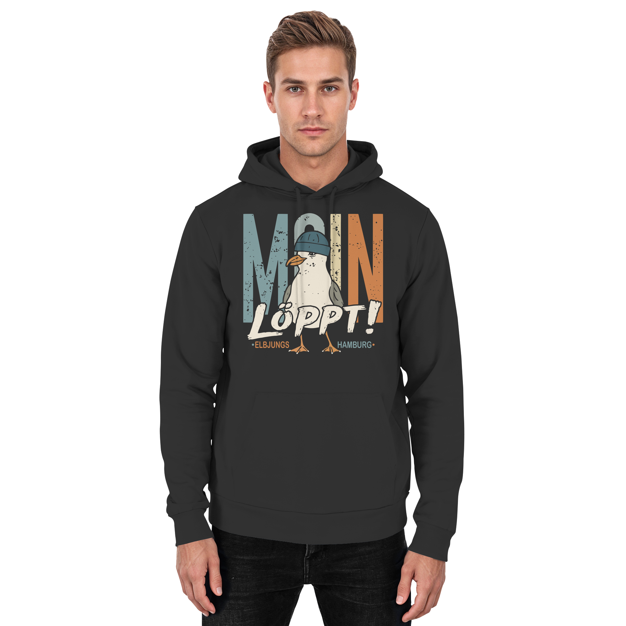 Elbjungs - MOIN ...löppt! -Unisex Hoodie