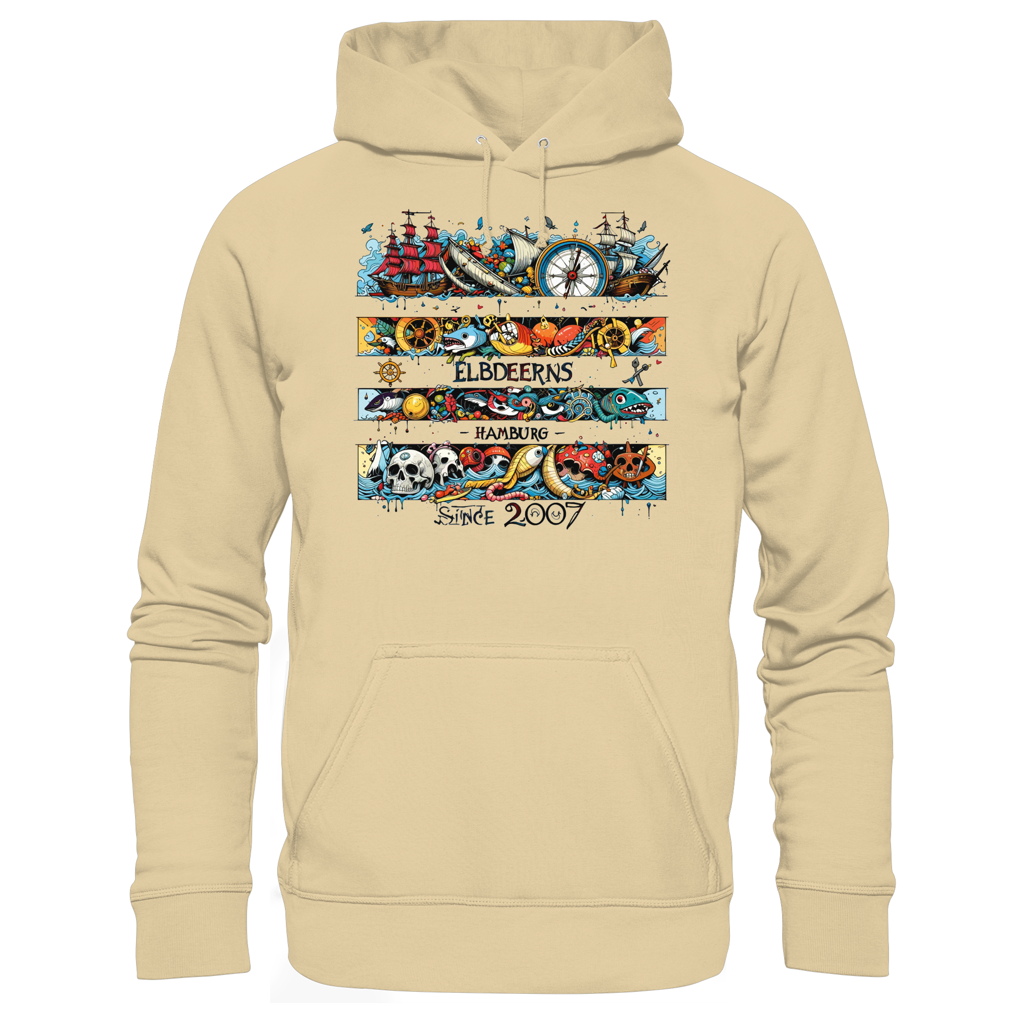 Elbdeerns "Kuddelmuddel" - Unisex Hoodie
