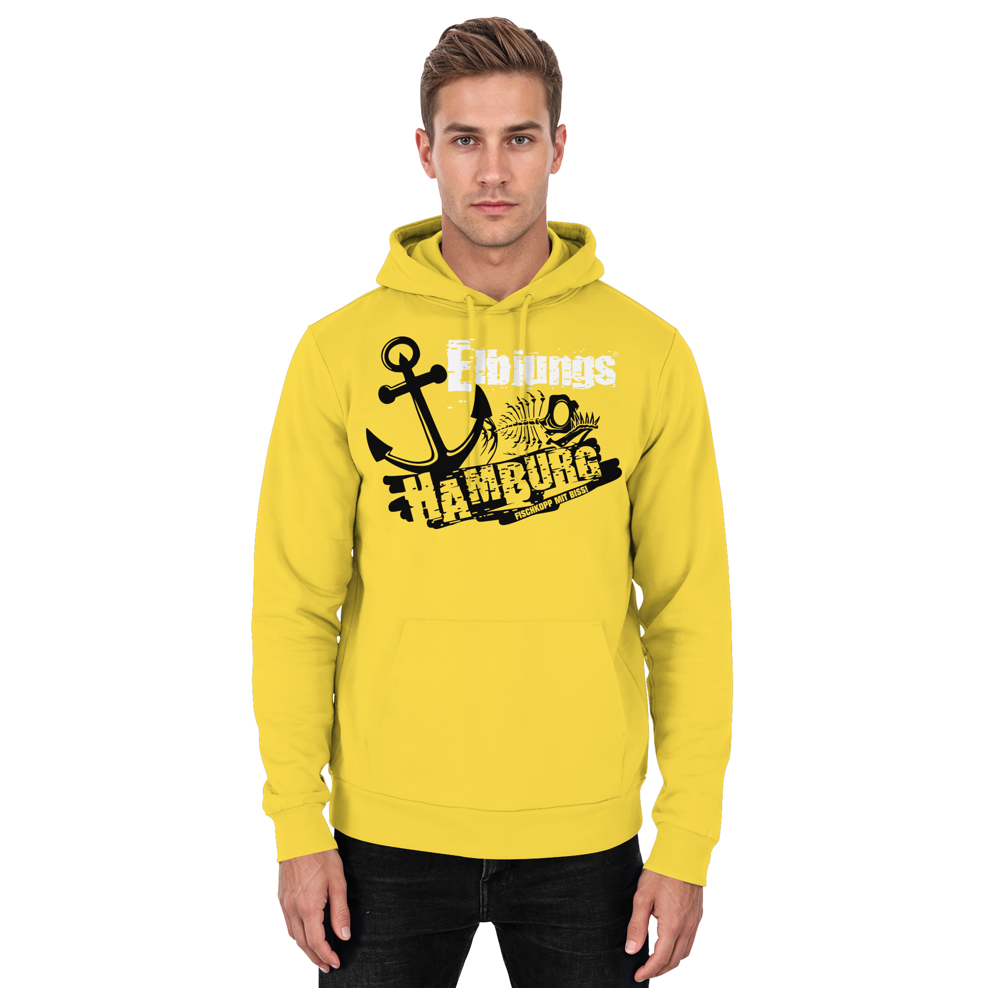 Elbjungs "Fischkopp mit Biss" - Unisex Hoodie