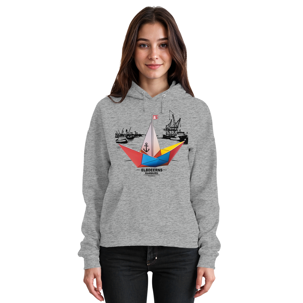 Elbdeerns - Papierschiff - Unisex Hoodie