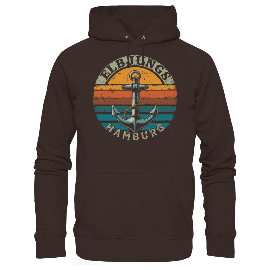 Elbjungs - Vintage Anker - Unisex Hoodie