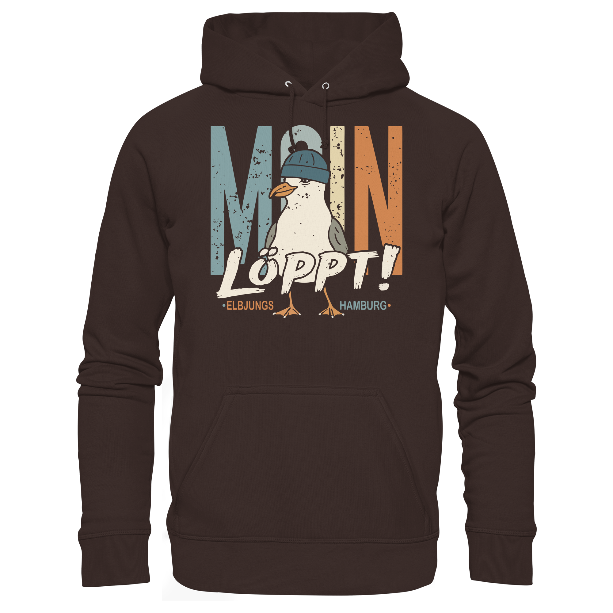 Elbjungs - MOIN ...löppt! -Unisex Hoodie