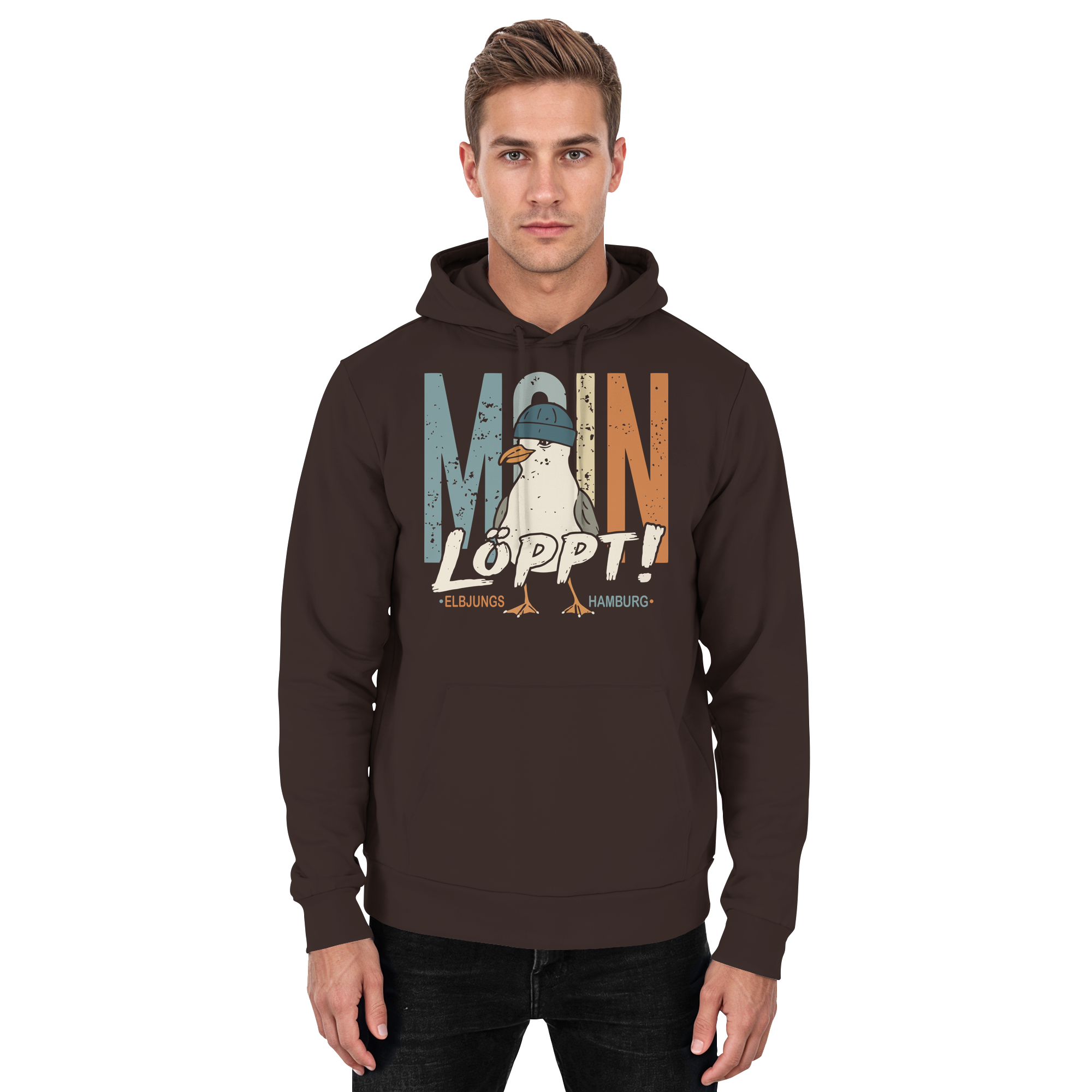 Elbjungs - MOIN ...löppt! -Unisex Hoodie