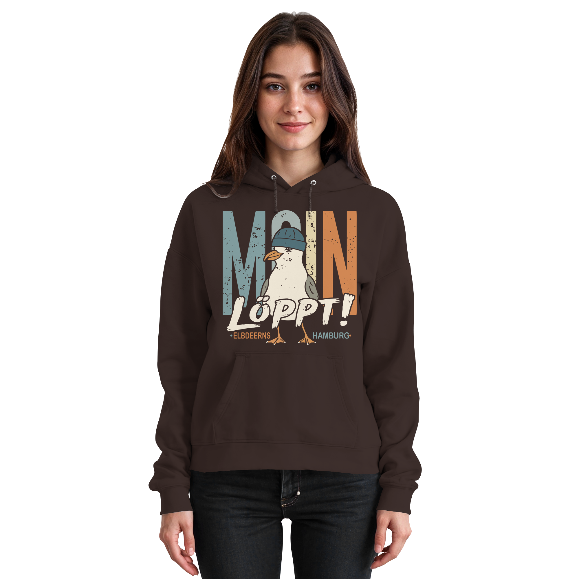 Elbdeerns - MOIN ...löppt! - Unisex Hoodie