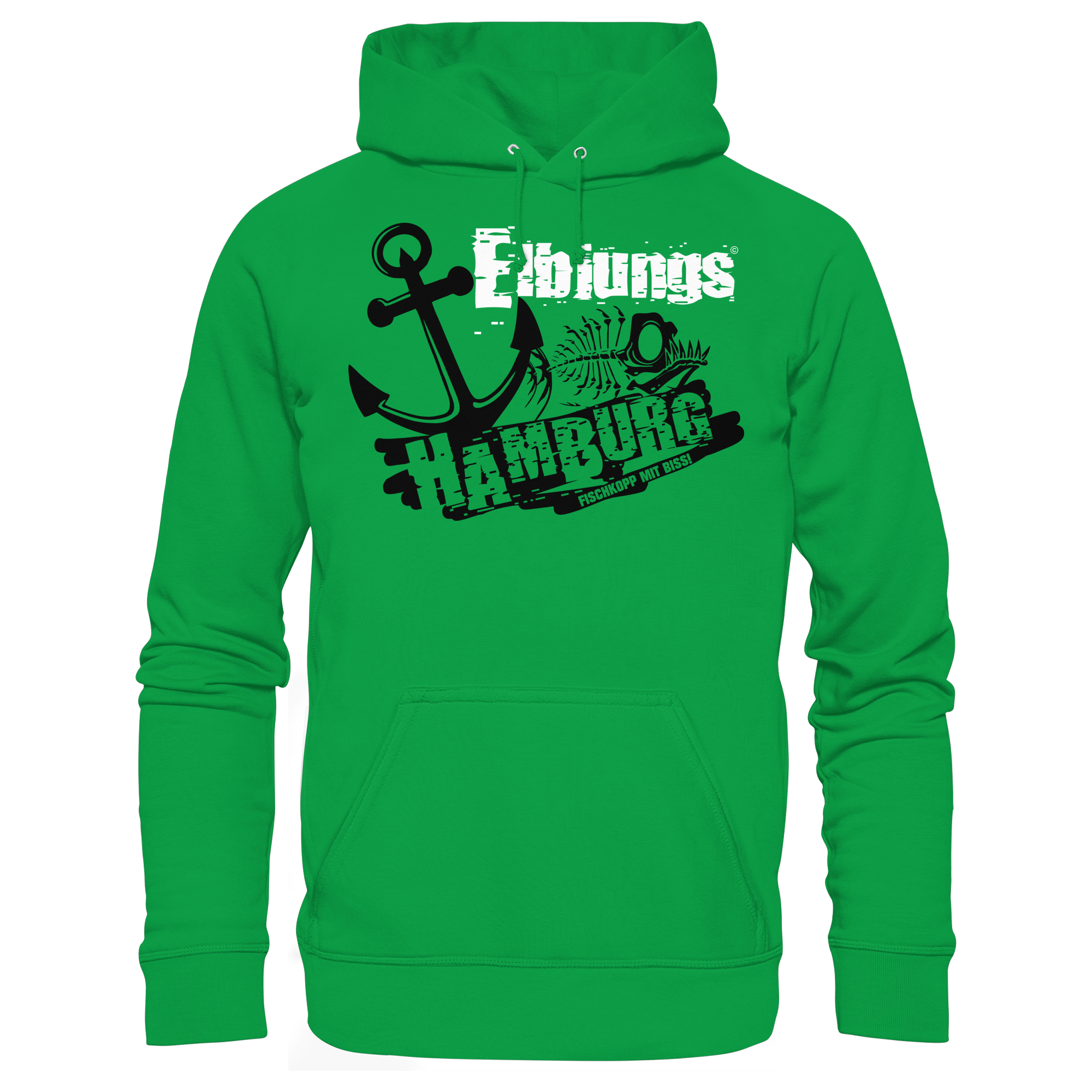 Elbjungs "Fischkopp mit Biss" - Unisex Hoodie