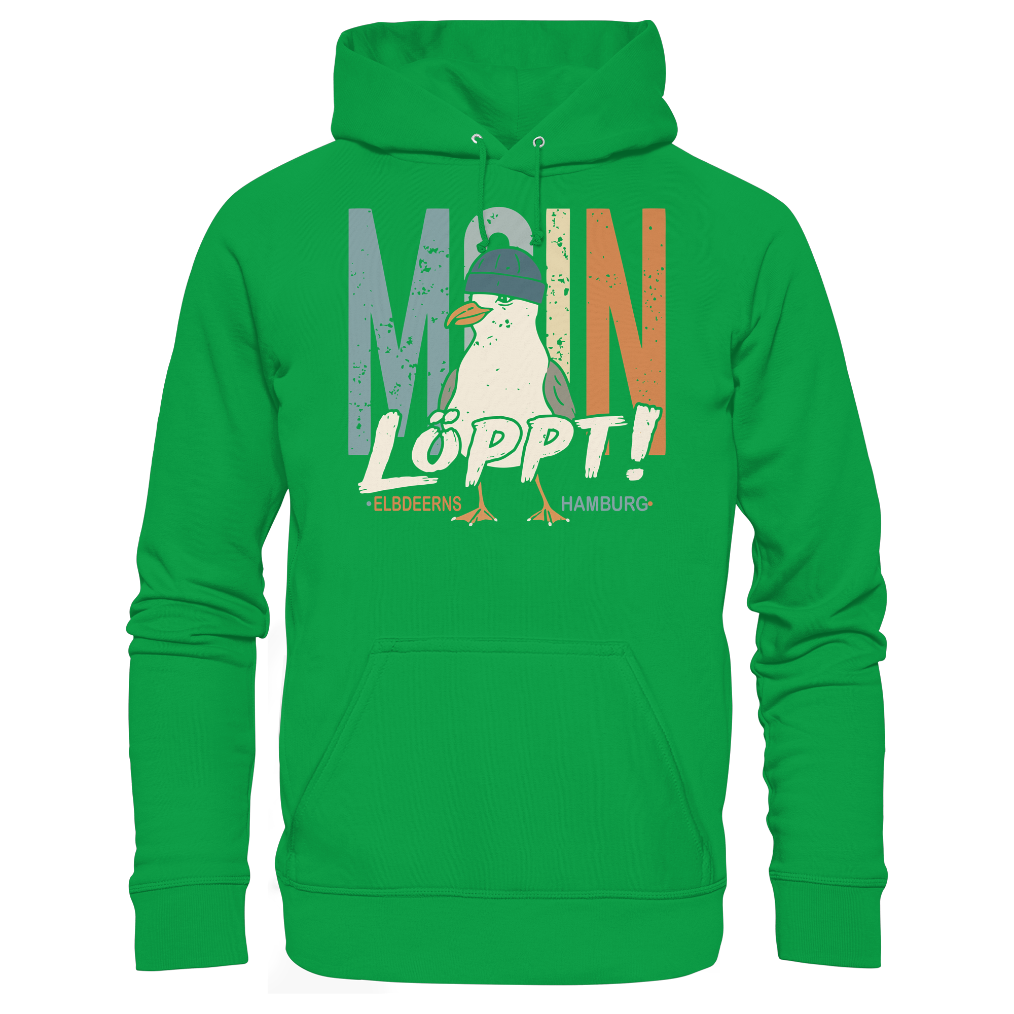 Elbdeerns - MOIN ...löppt! - Unisex Hoodie