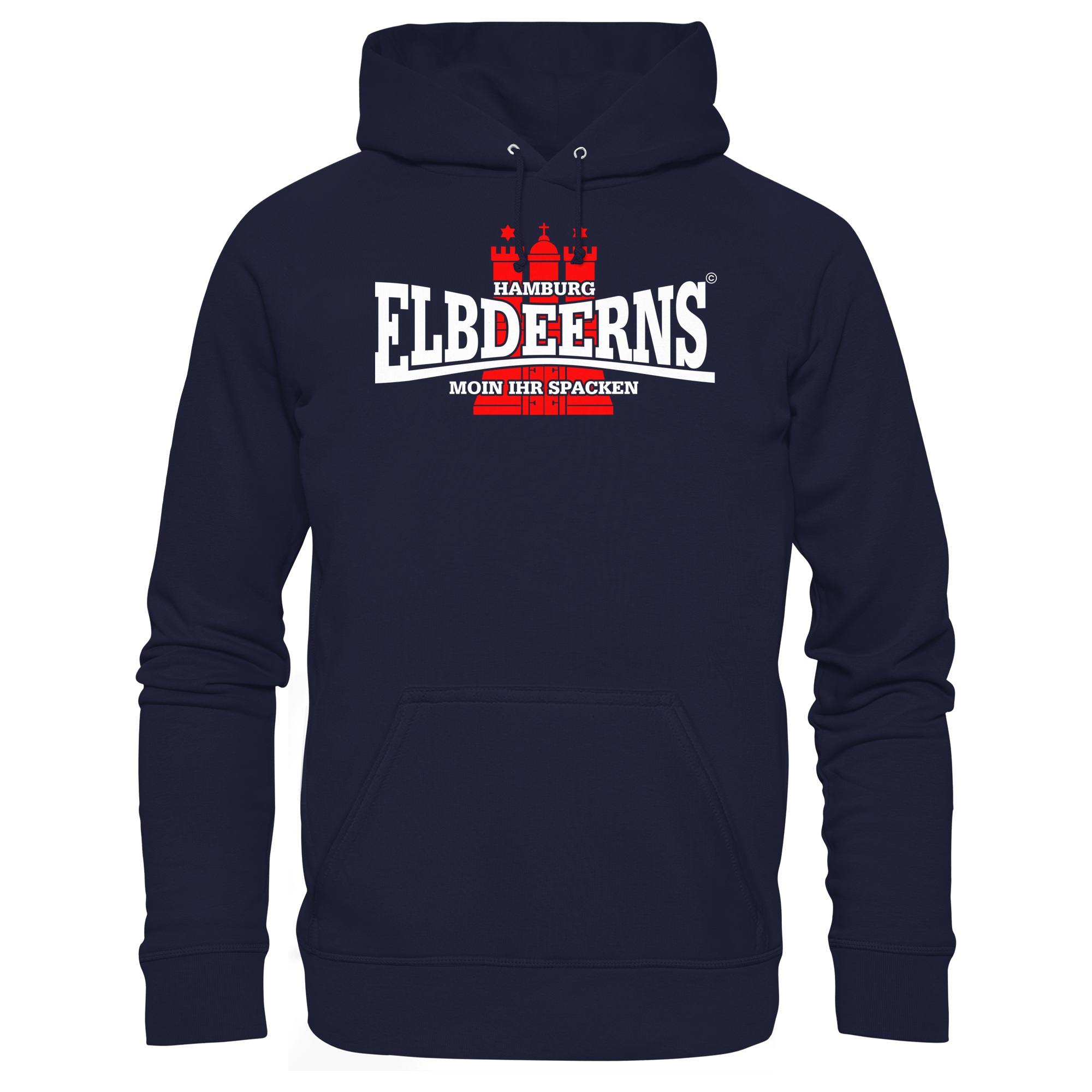 Elbdeerns "Moin ihr Spacken" - Unisex Hoodie