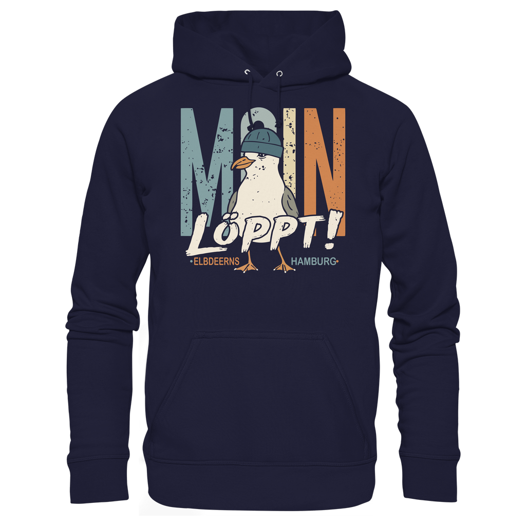 Elbdeerns - MOIN ...löppt! - Unisex Hoodie