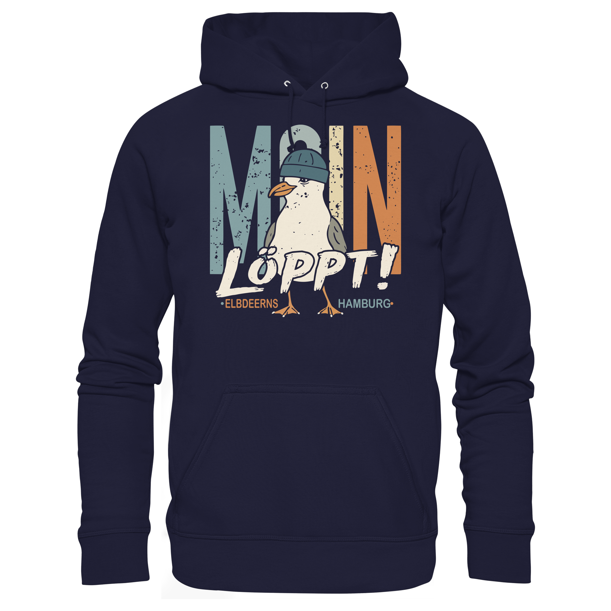 Elbdeerns - MOIN ...löppt! - Unisex Hoodie