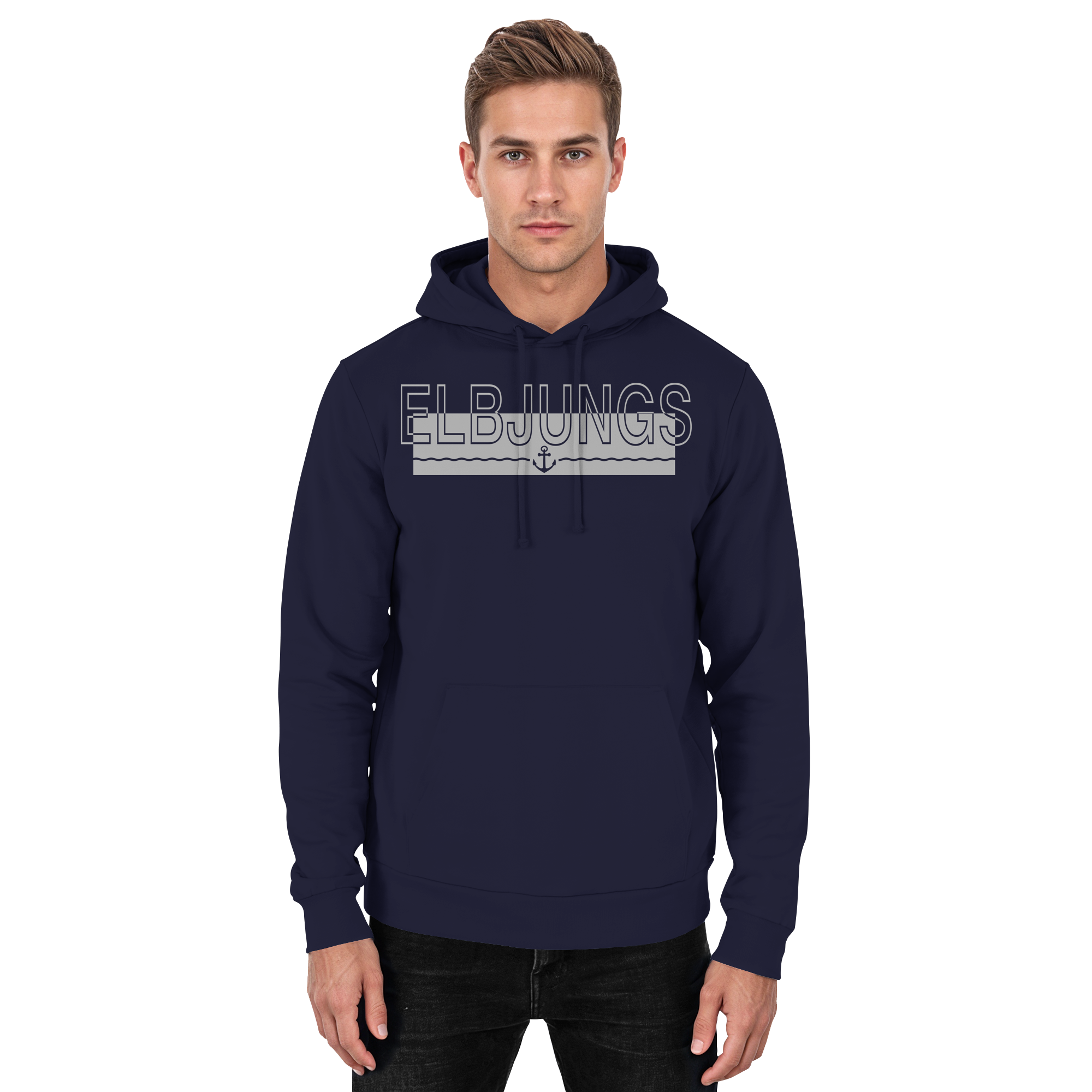 Elbjungs "gediegen" - Basic Unisex Hoodie