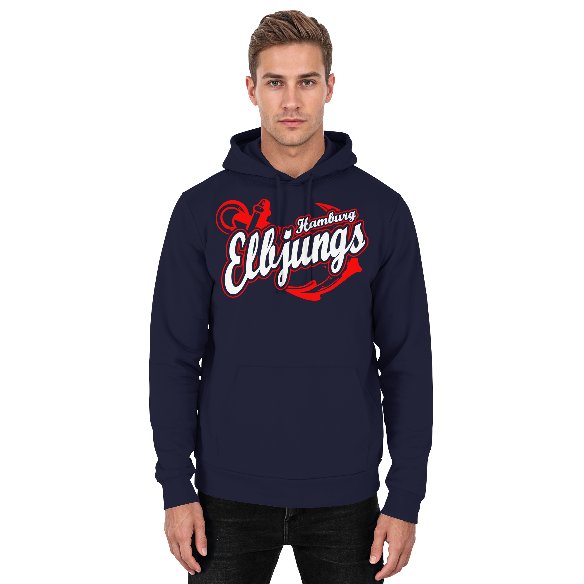Elbjungs "Anker" - Basic Unisex Hoodie