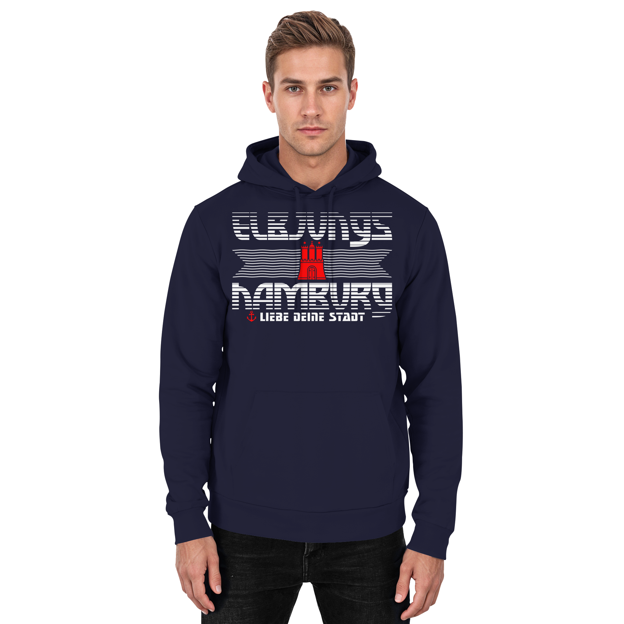 Elbjungs "Liebe deine Stadt" - Unisex Hoodie
