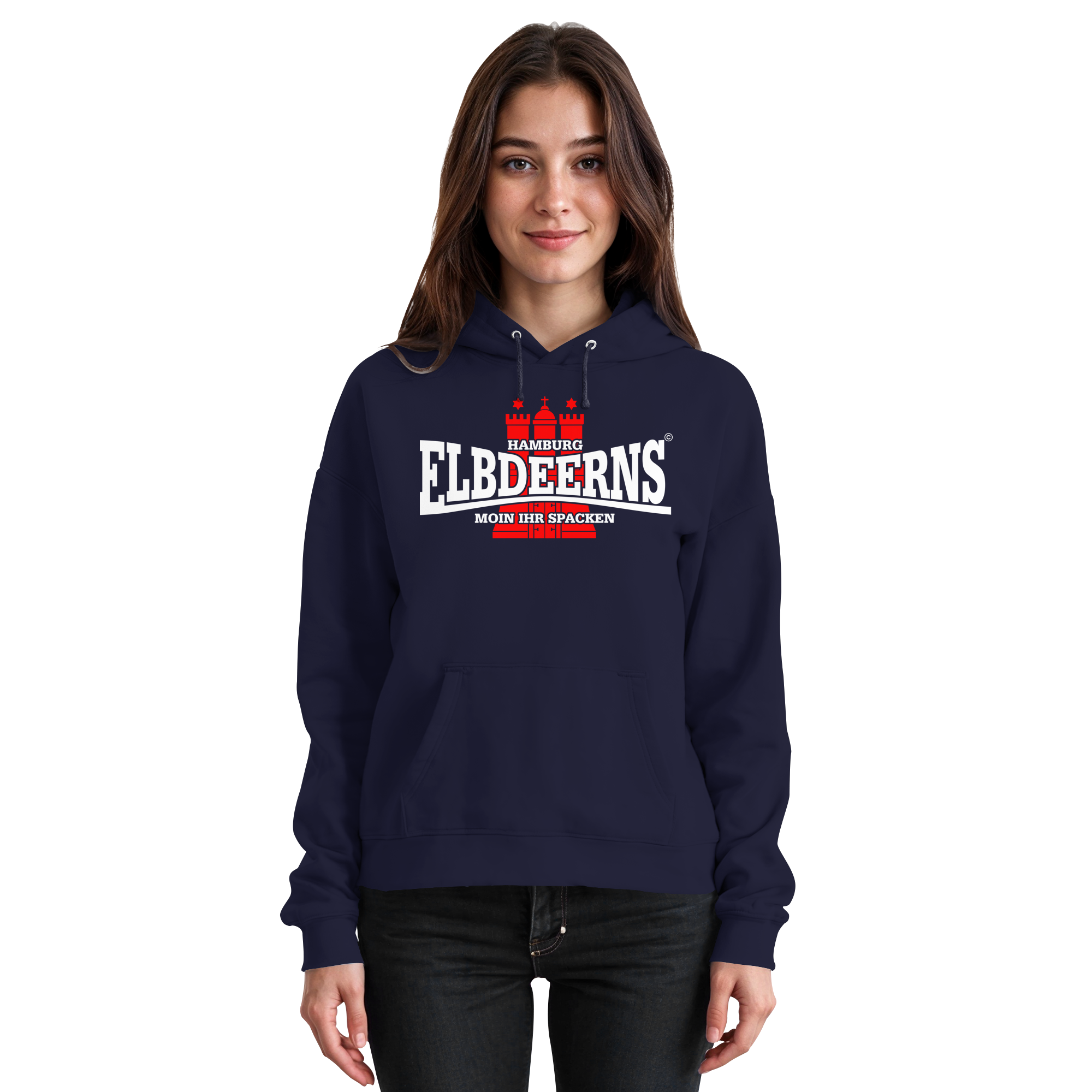 Elbdeerns "Moin ihr Spacken" - Unisex Hoodie